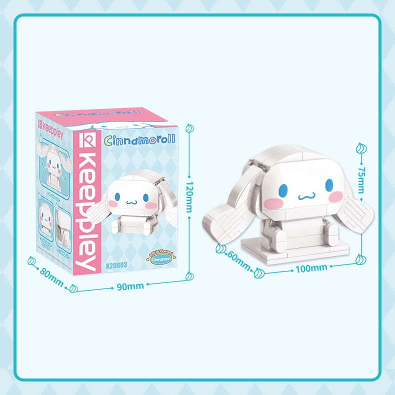 Đồ Chơi Lắp Ráp KEEPPLEY Sanrio Cinnamoroll K20803