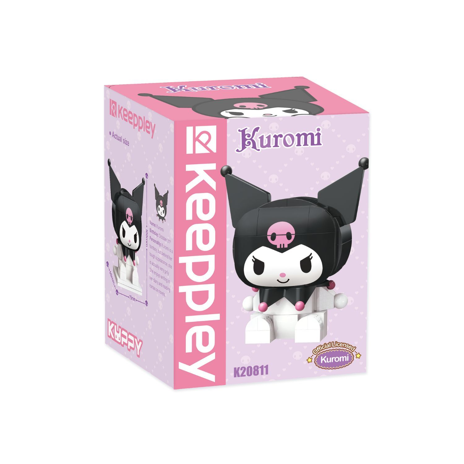 Đồ Chơi Lắp Ráp KEEPPLEY Sanrio Kuppy-Kuromi Building Blocks K20811