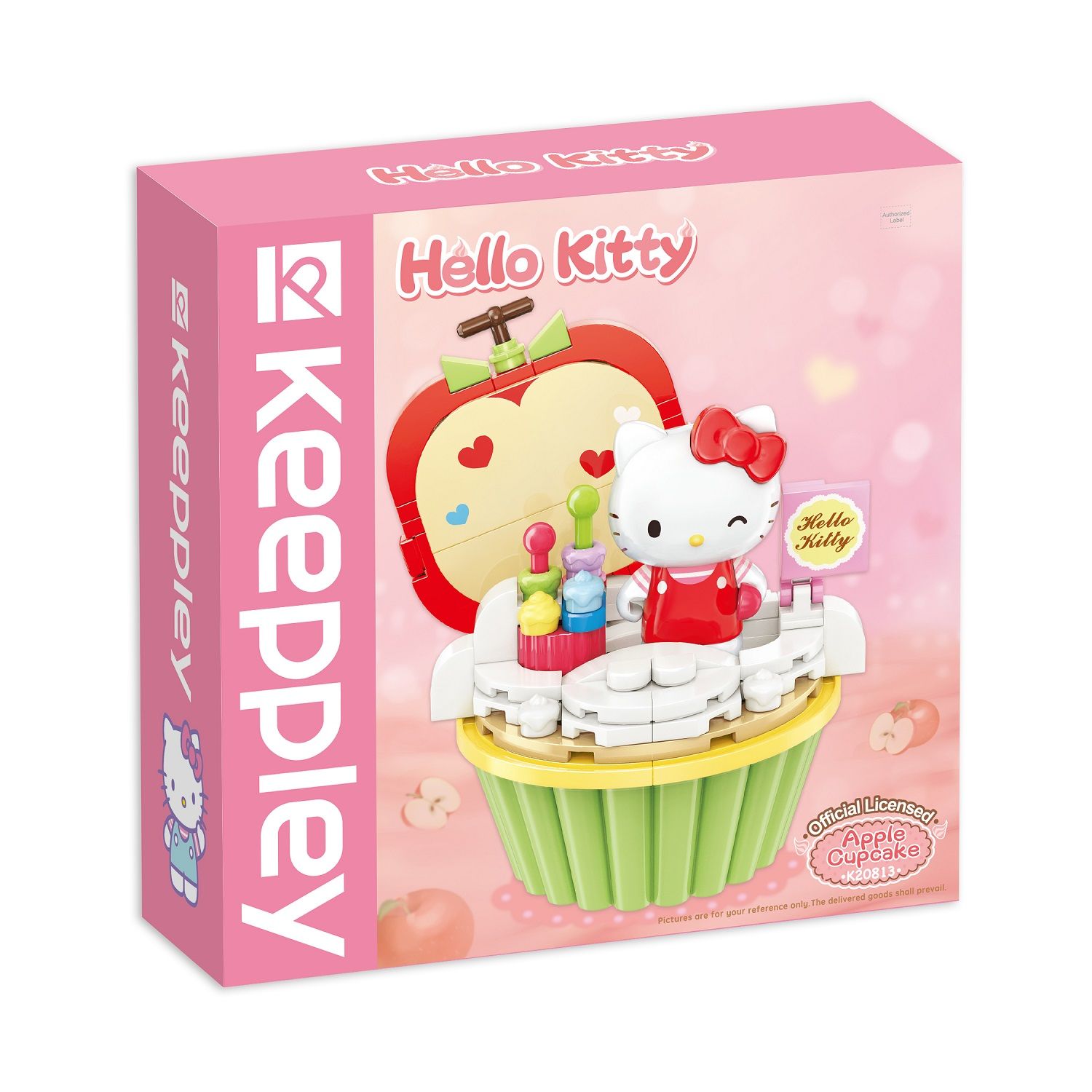 Đồ Chơi Lắp Ráp KEEPPLEY Sanrio Cupcake-Hello Kitty K20813