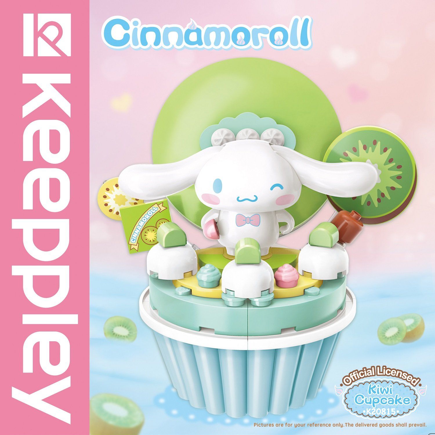 Đồ Chơi Lắp Ráp KEEPPLEY Sanrio Cupcake-Cinnamorall K20815
