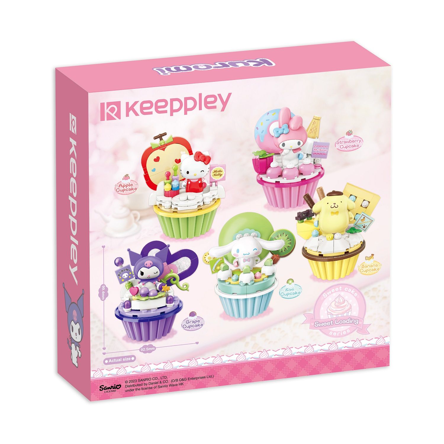 Đồ Chơi Lắp Ráp KEEPPLEY Sanrio Cupcake-Kuromi K20817