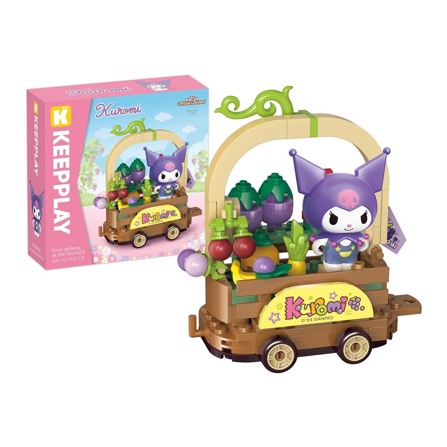 Đồ Chơi Lắp Ráp KEEPPLEY Sanrio Fruit-Picking At The Orchard K20834