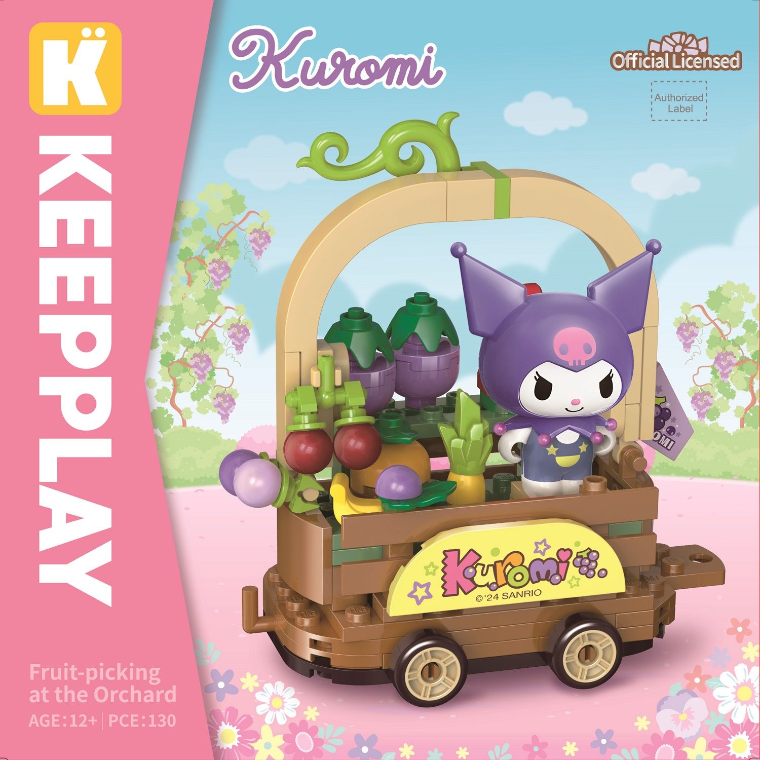 Đồ Chơi Lắp Ráp KEEPPLEY Sanrio Fruit-Picking At The Orchard K20834