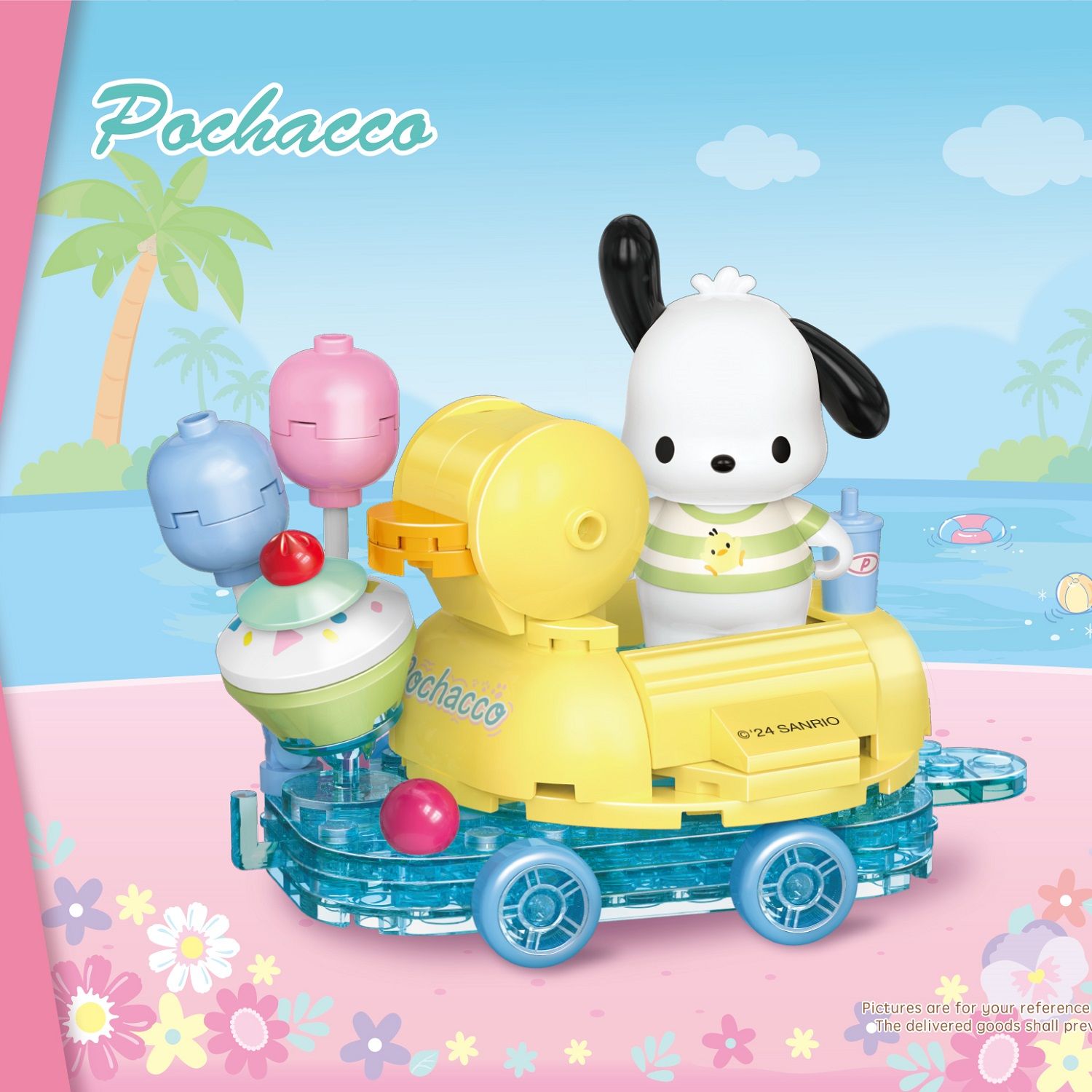 Đồ Chơi Lắp Ráp KEEPPLEY Sanrio Party By The Pool K20835