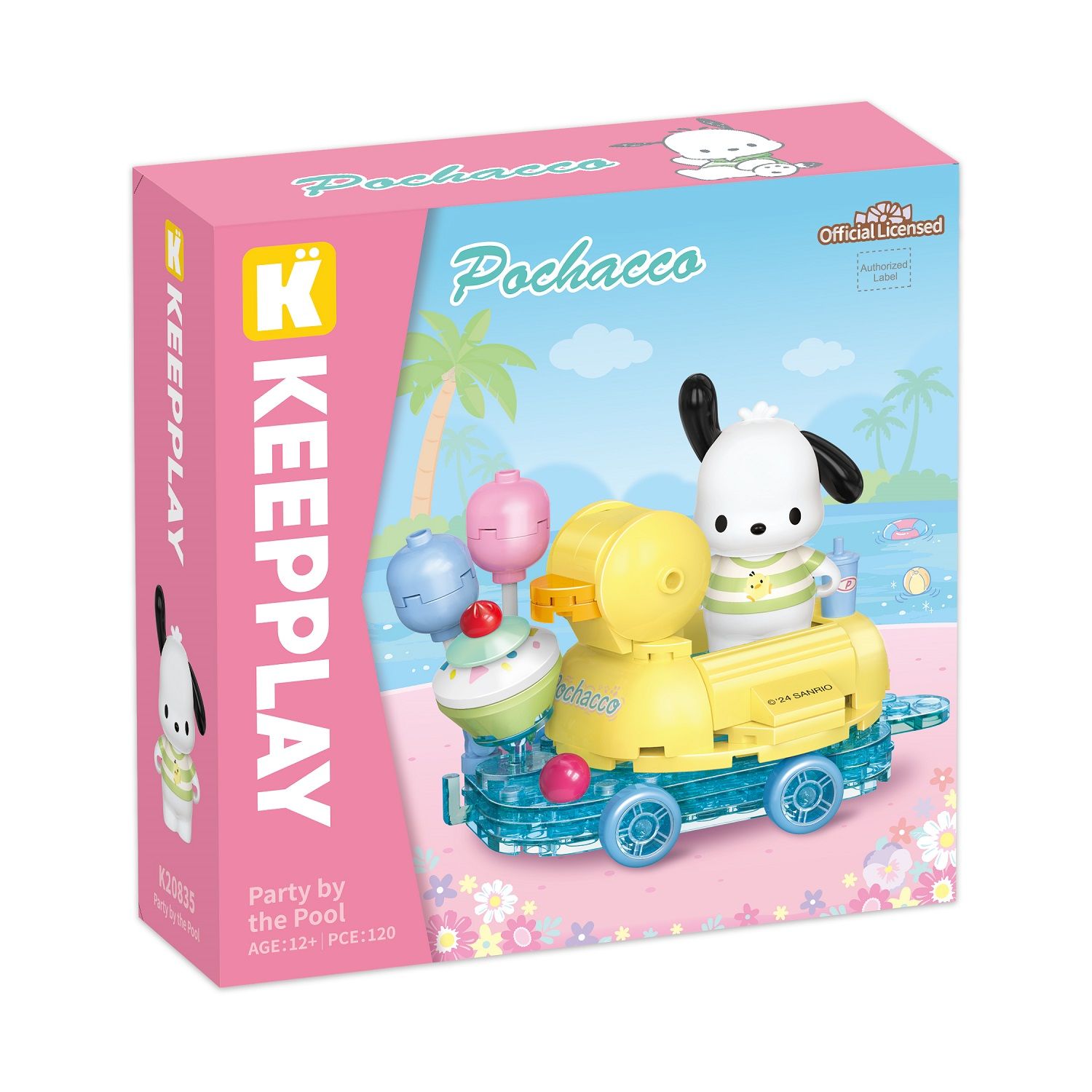 Đồ Chơi Lắp Ráp KEEPPLEY Sanrio Party By The Pool K20835