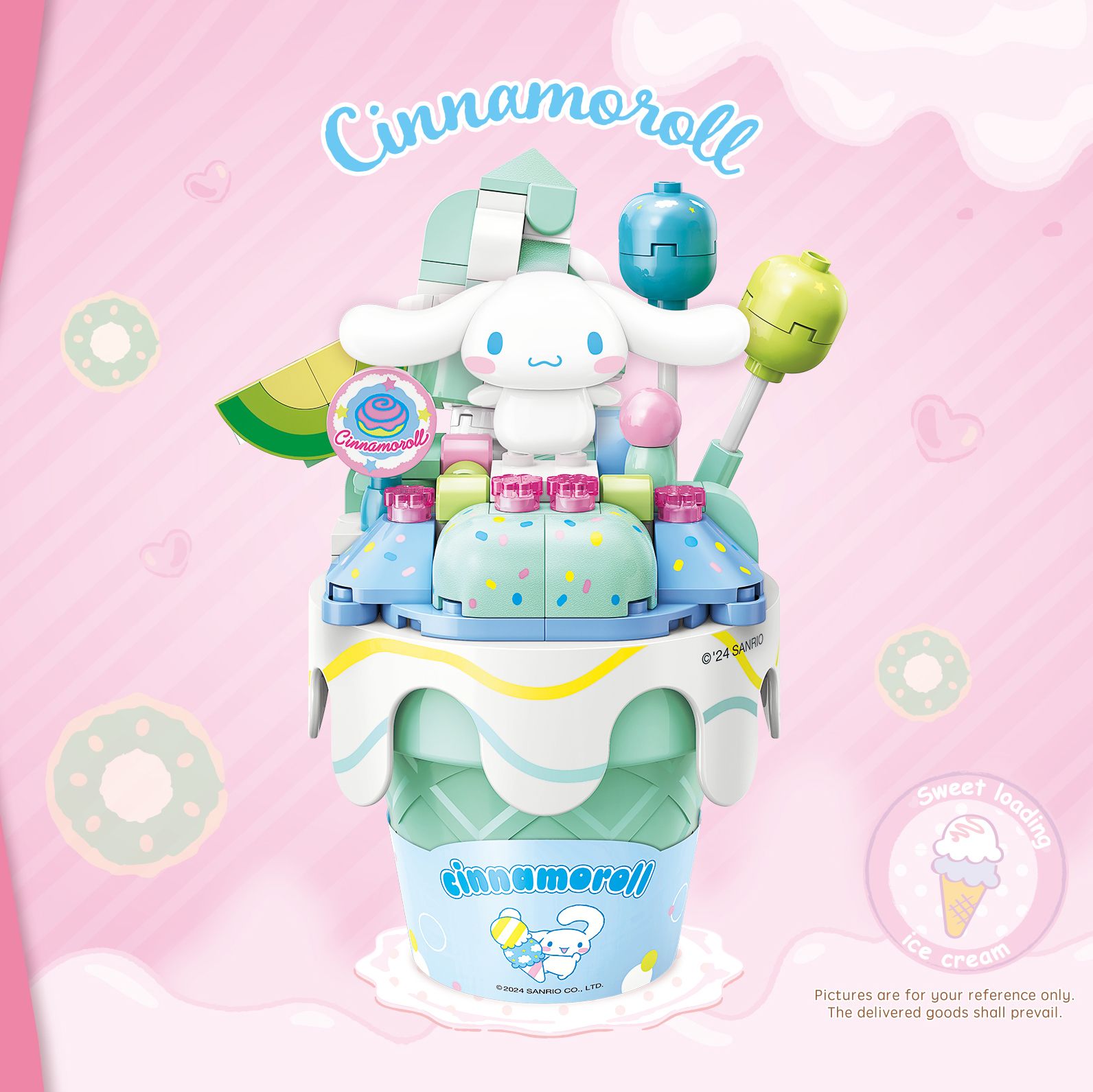 Đồ Chơi Lắp Ráp KEEPPLAY Sanrio Ice Cream Cone CINNAMOROLL K20843 Building Block - Simba Toys Vietnam