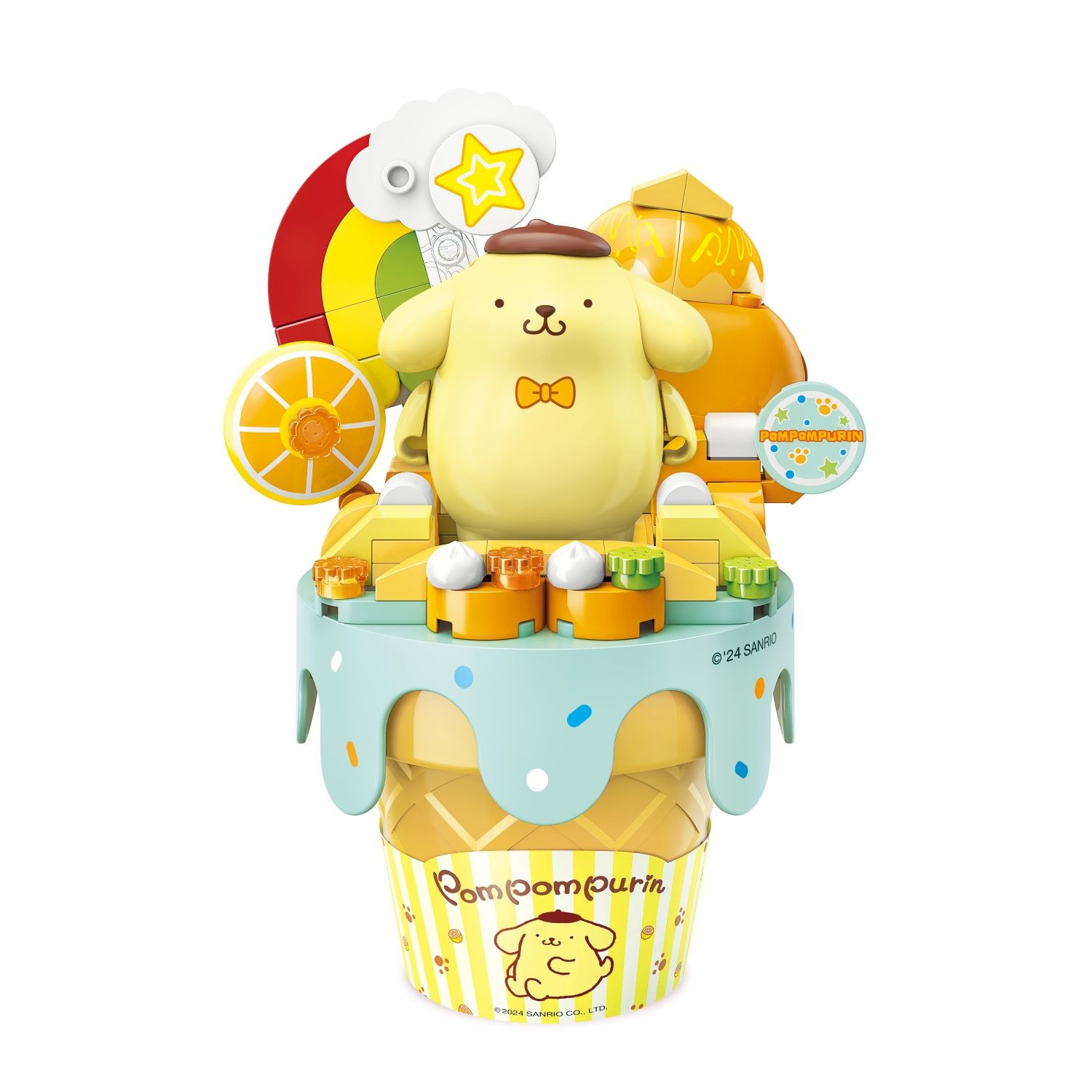 Đồ Chơi Lắp Ráp KEEPPLAY Sanrio Ice Cream Cone POMPOMPURIN K20844 Building Block - Simba Toys Vietnam