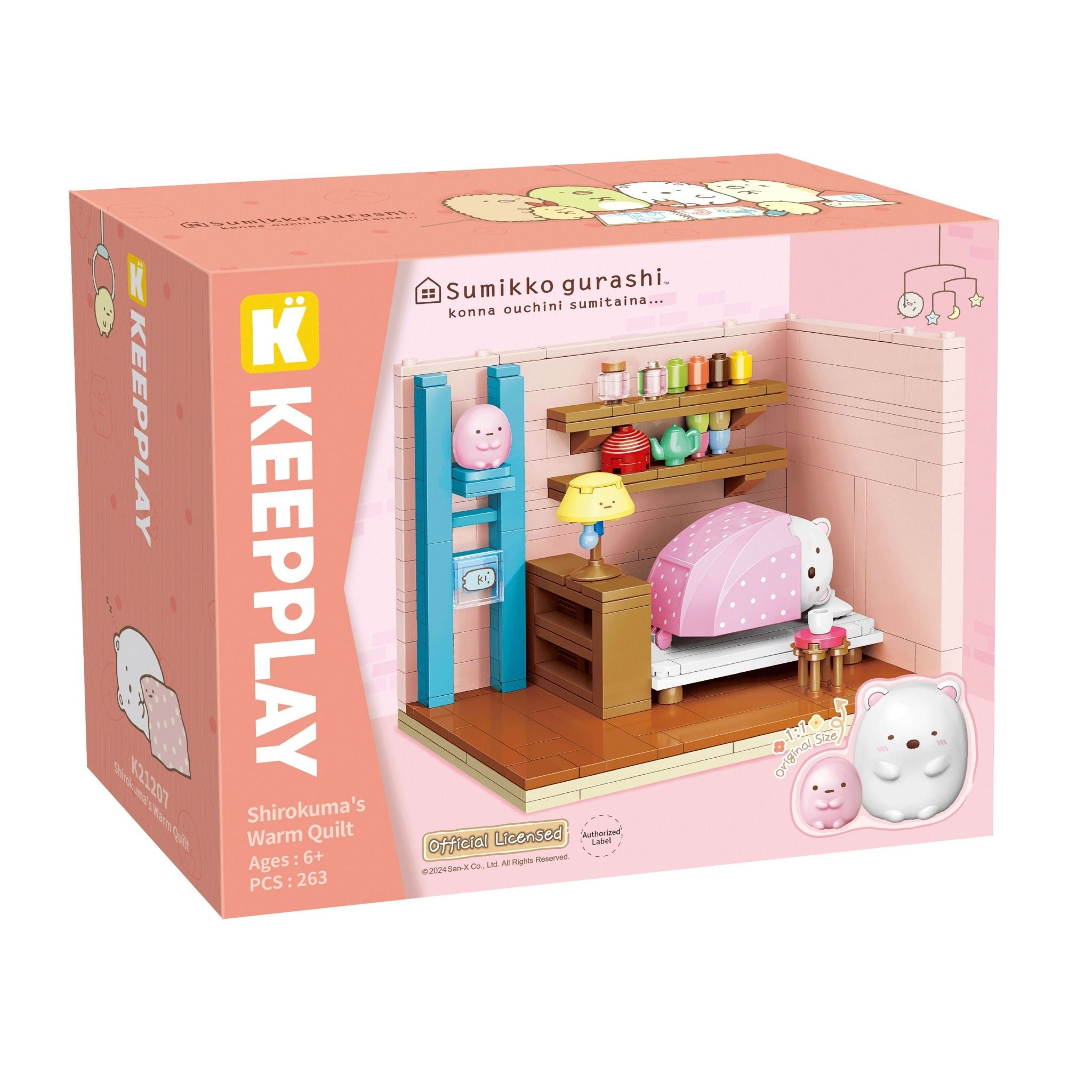 Đồ Chơi Lắp Ráp Keepplay Sumikko Shirokuma's Warm Quilt K21207 - Simba Toys Vietnam