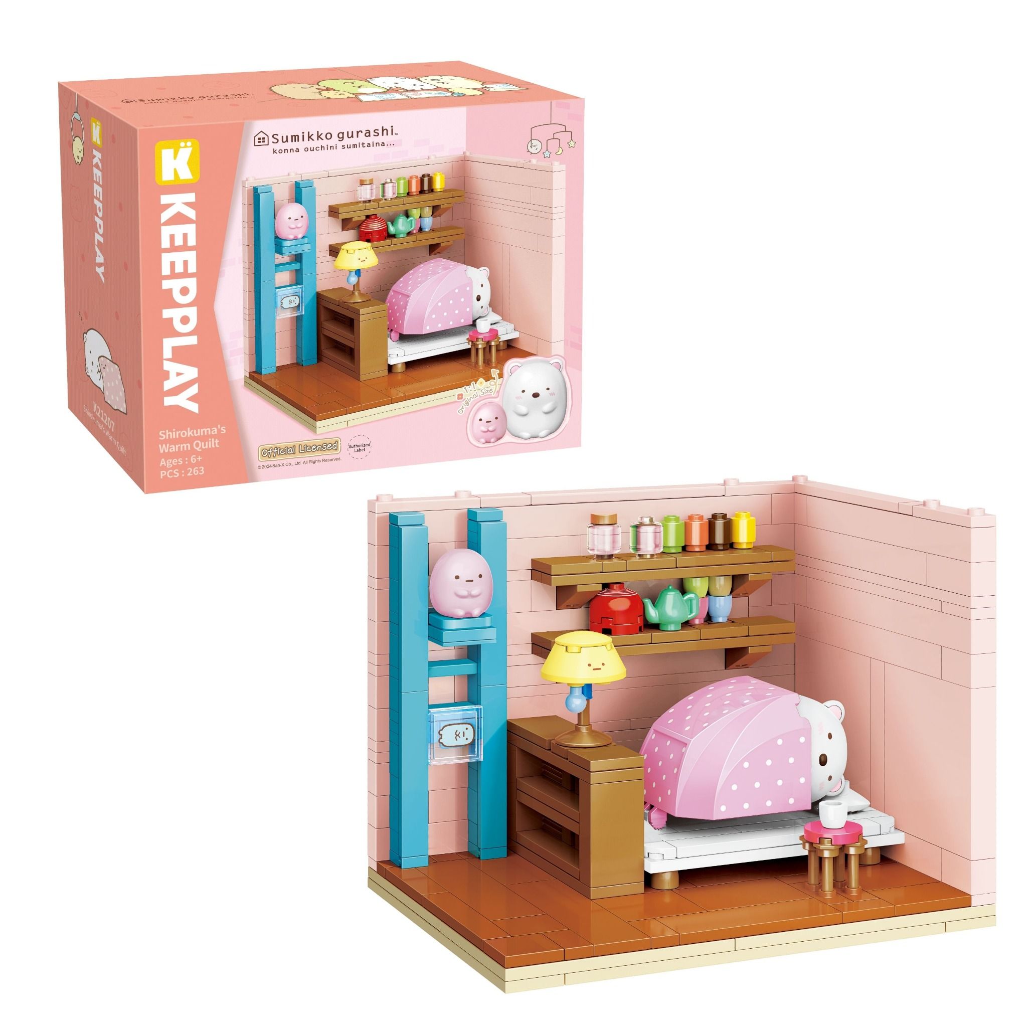 Đồ Chơi Lắp Ráp Keepplay Sumikko Shirokuma's Warm Quilt K21207 - Simba Toys Vietnam