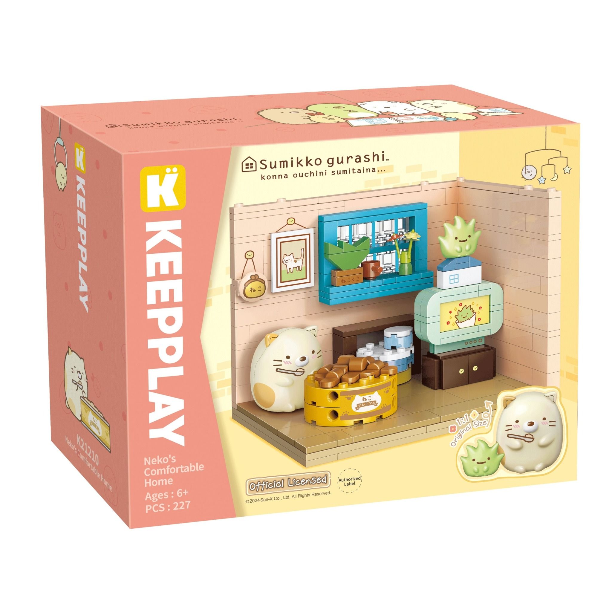 Đồ Chơi Lắp Ráp Keepplay Sumikko Neko's Comfortable Home K21210 - Simba Toys Vietnam