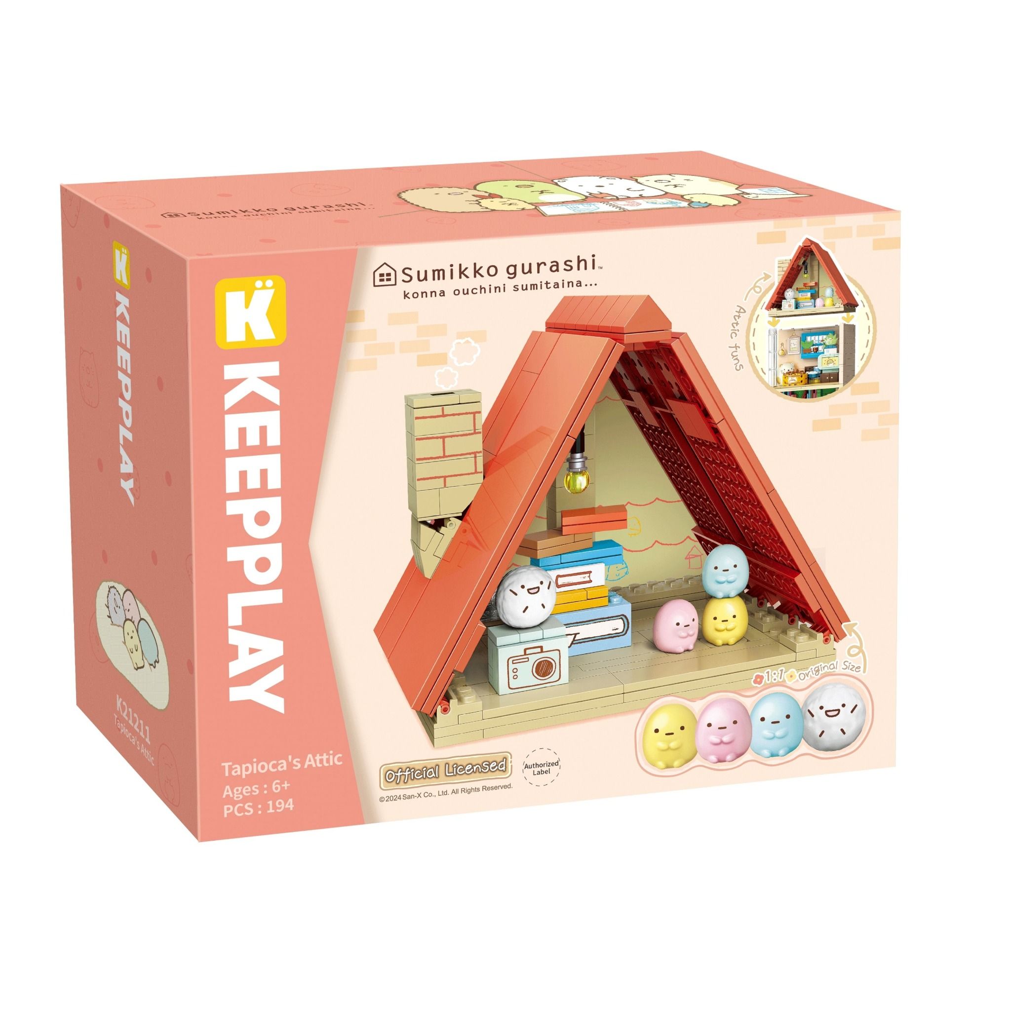 Đồ Chơi Lắp Ráp Keepplay Sumikko Tapioca's Attic K21211 - Simba Toys Vietnam