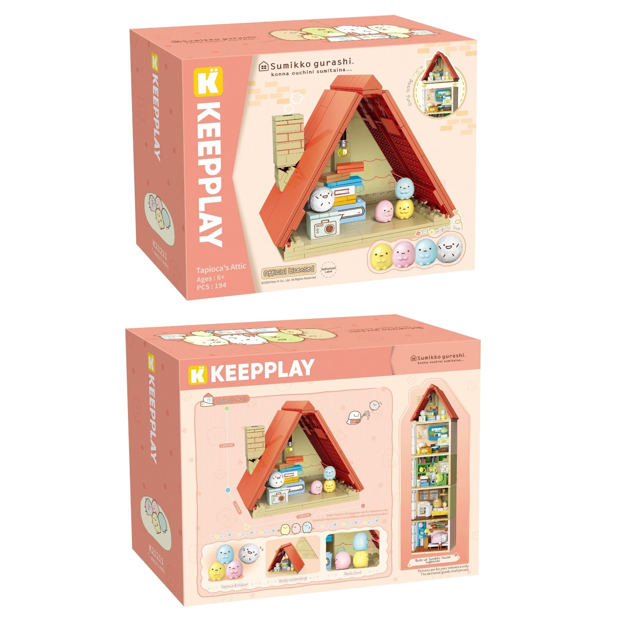 Đồ Chơi Lắp Ráp Keepplay Sumikko Tapioca's Attic K21211 - Simba Toys Vietnam