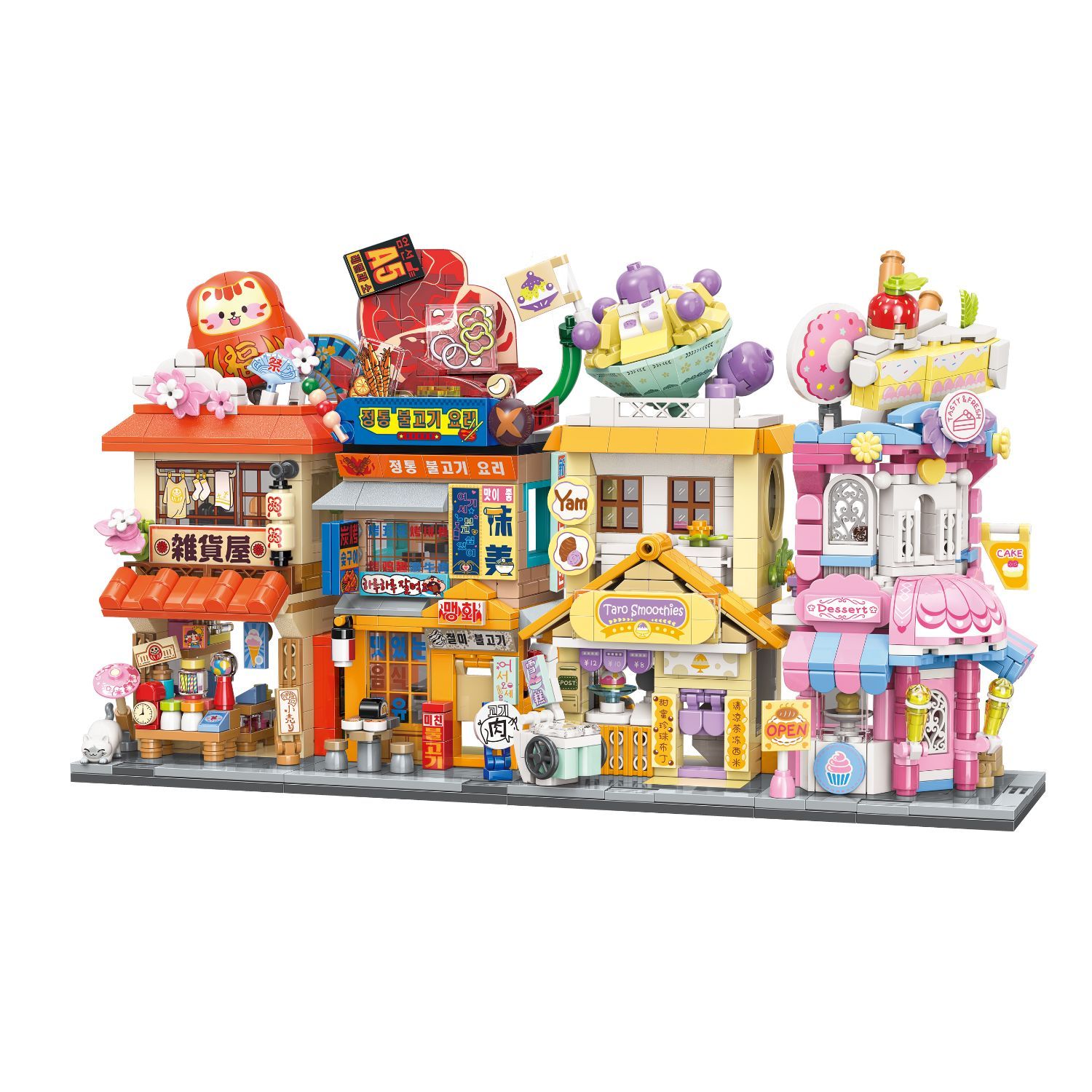 Đồ Chơi Lắp Ráp KEEPPLEY City Corner Nostalgia General Store Building Blocks K28023