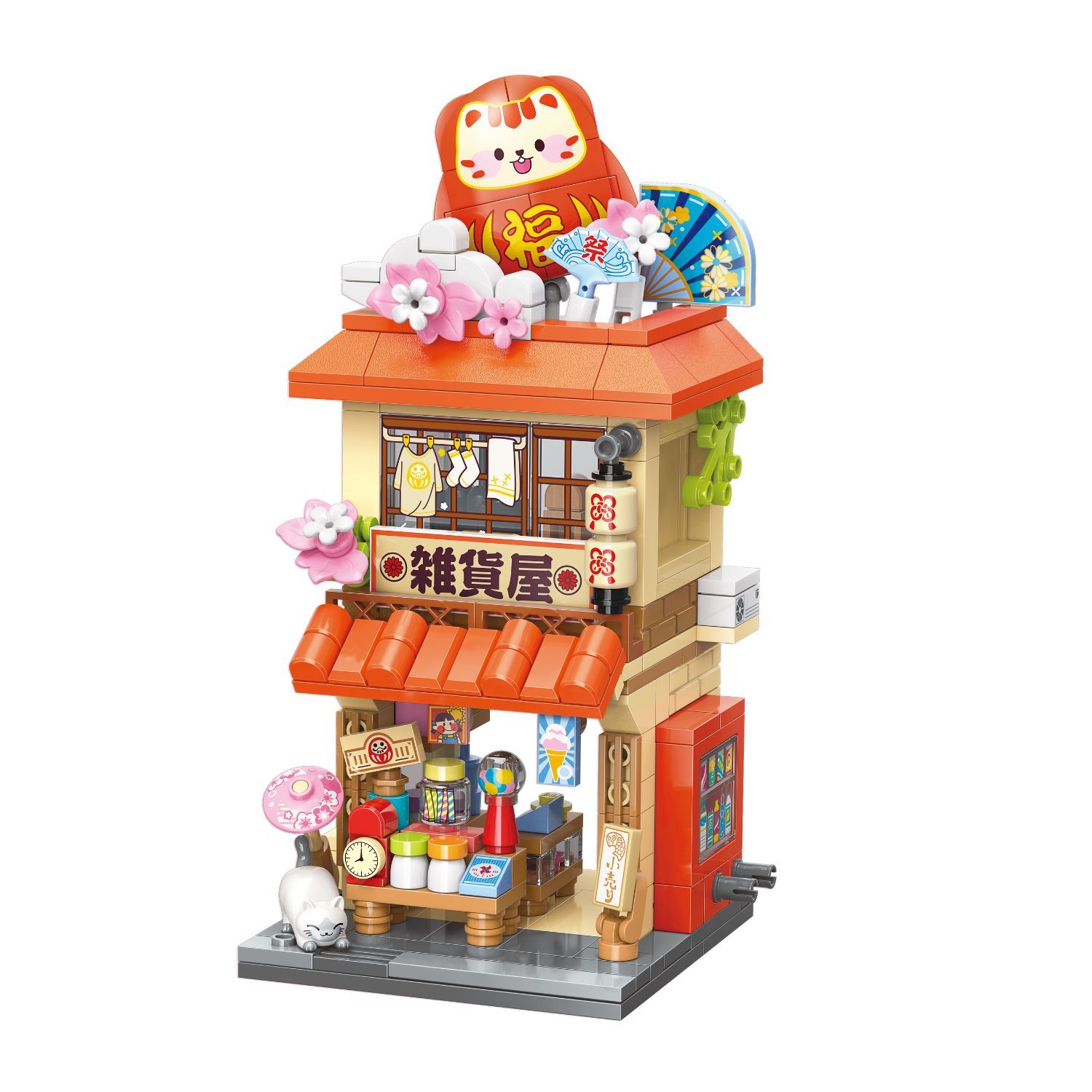 Đồ Chơi Lắp Ráp KEEPPLEY City Corner Nostalgia General Store Building Blocks K28023