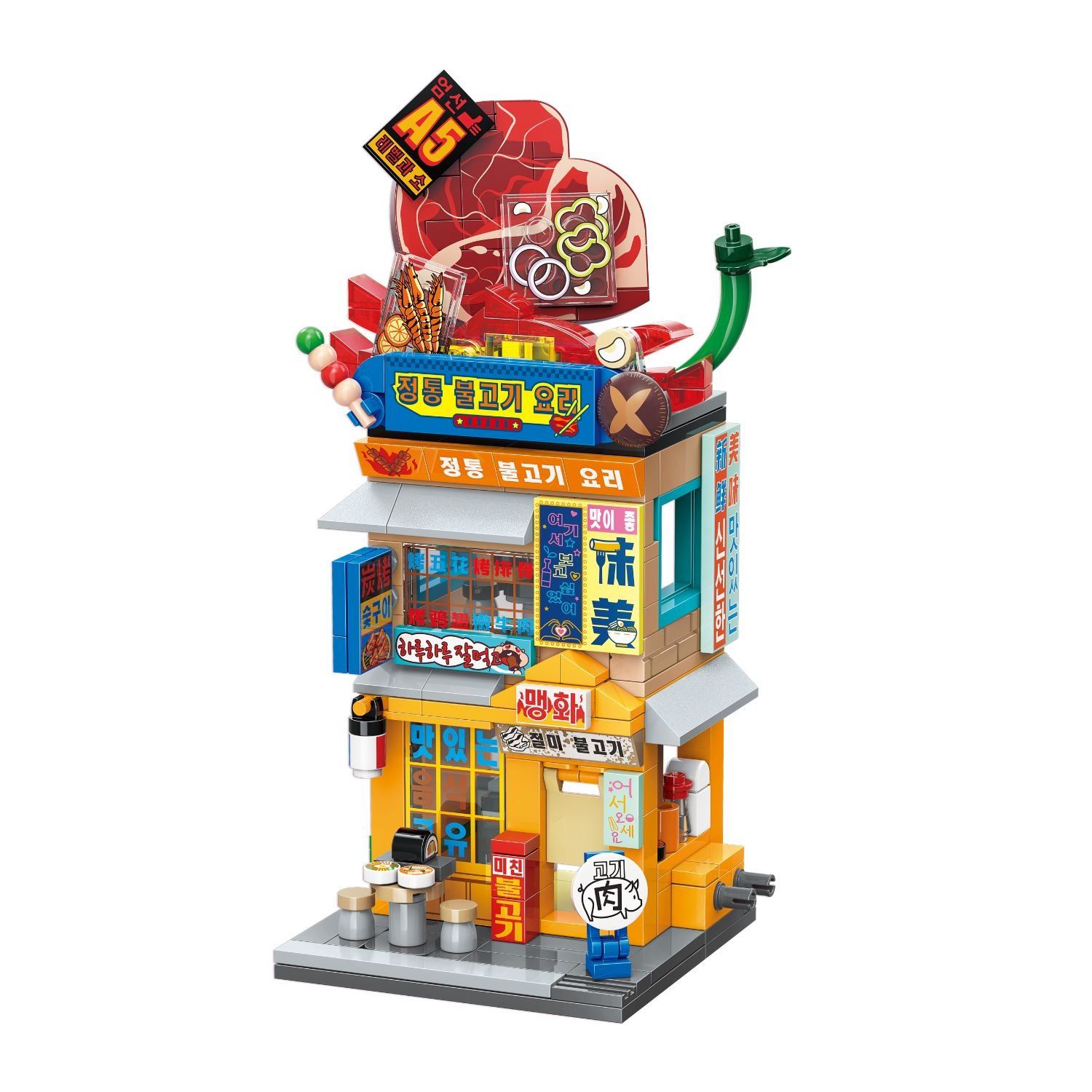 Đồ Chơi Lắp Ráp KEEPPLEY City Corner Korean Barbeque Restaurant Building Blocks K28024