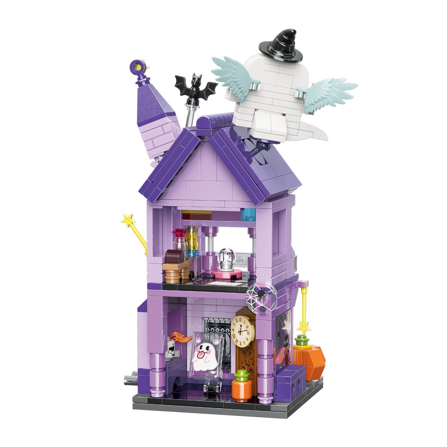 Đồ Chơi Lắp Ráp KEEPPLEY City Corner Halloween Chamber Building Blocks K28025