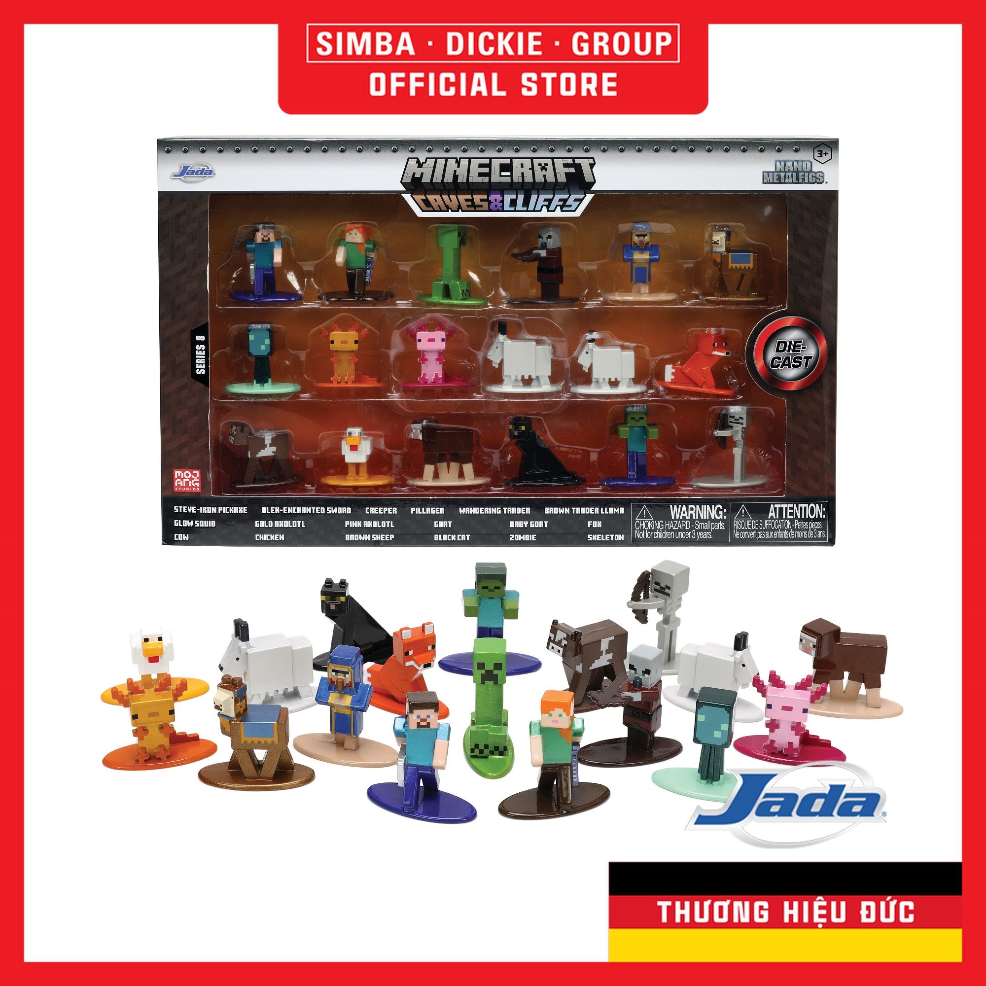 Đồ Chơi Mô Hình Sưu Tầm JADA TOYS Minecraft Caves and Cliffs 1.65