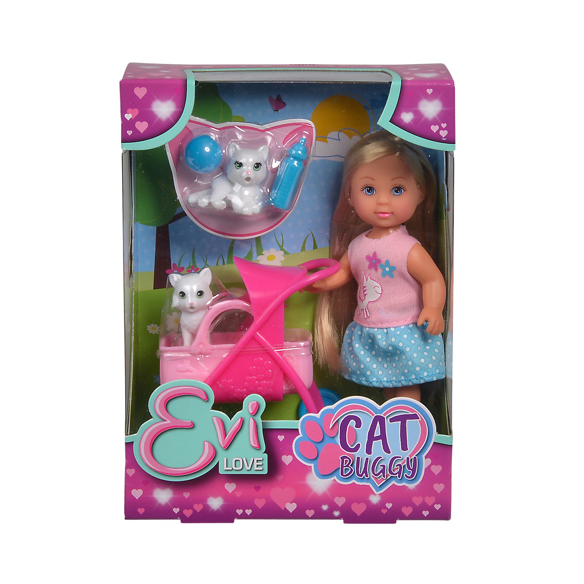 105733348 Đồ Chơi Búp Bê EVI LOVE Cat Buggy