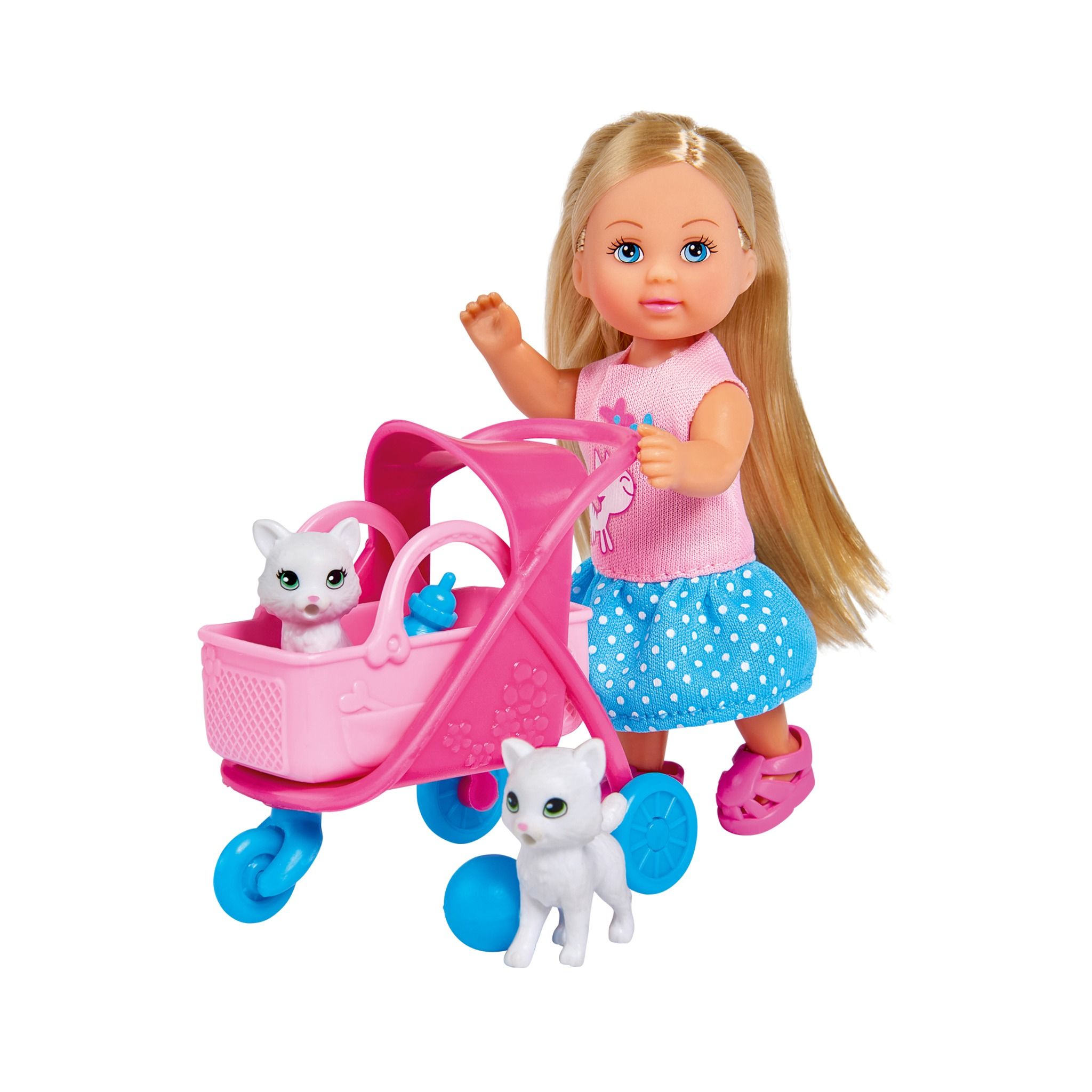 105733348 Đồ Chơi Búp Bê EVI LOVE Cat Buggy