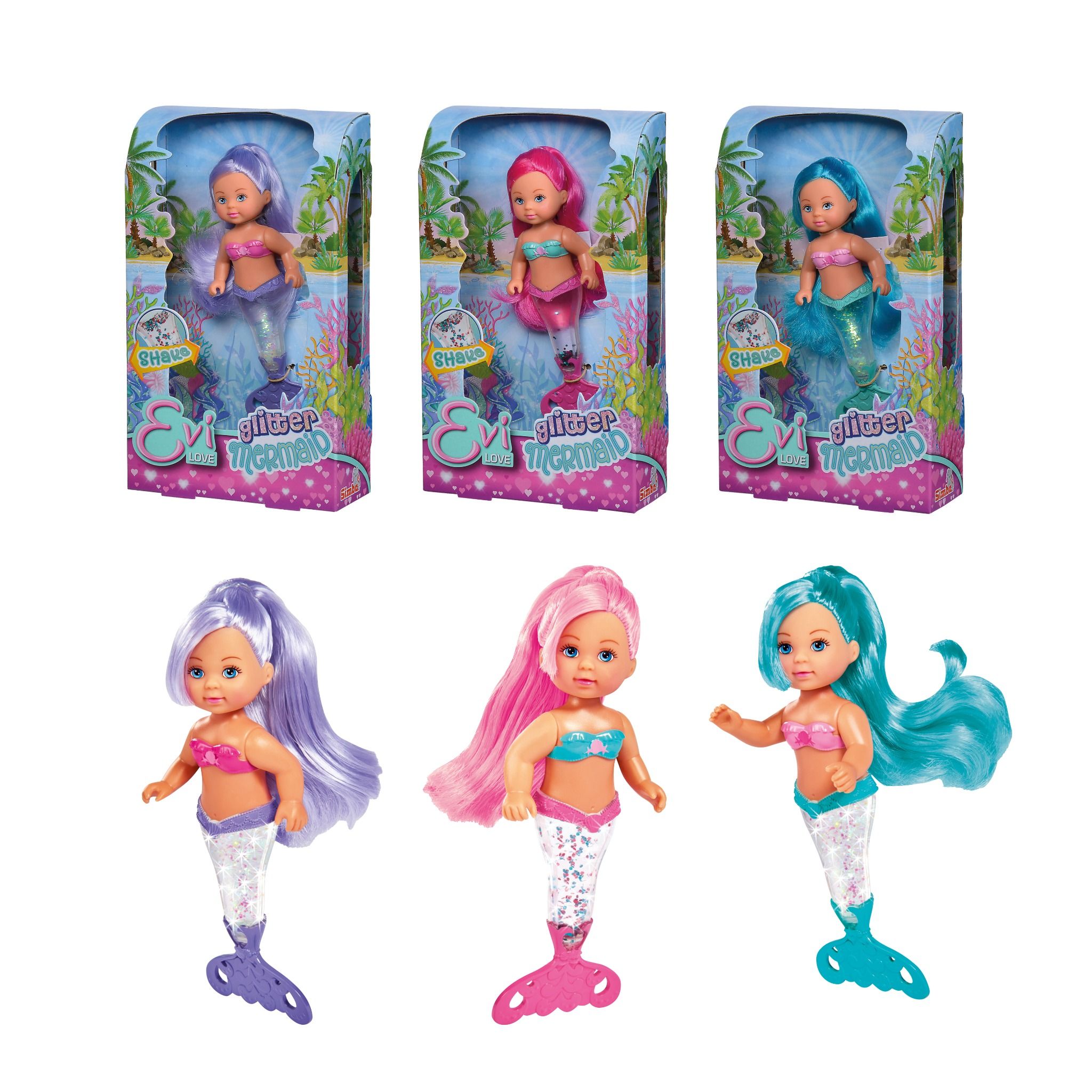 105733482 Đồ Chơi Búp Bê EVI LOVE Glitter Mermaid