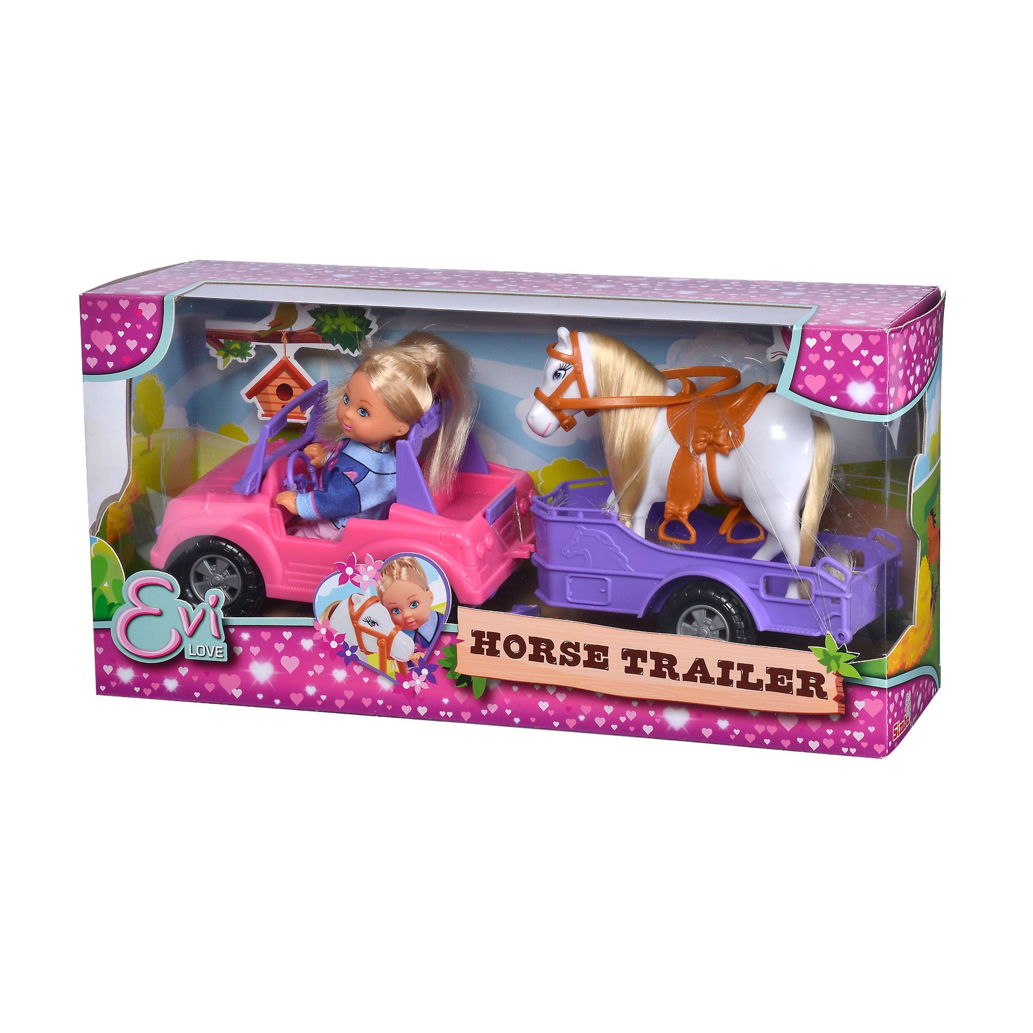 105737460 Đồ Chơi Búp Bê EVI LOVE Evi Horse Trailer