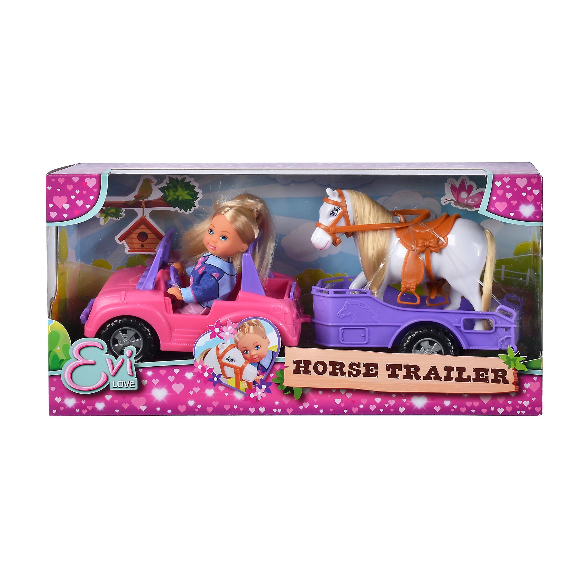 105737460 Đồ Chơi Búp Bê EVI LOVE Evi Horse Trailer
