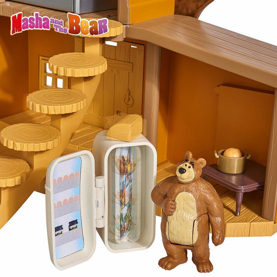 109301032 Đồ Chơi Ngôi Nhà Gấu MASHA AND THE BEAR Masha Play Set ''Big Bear House''