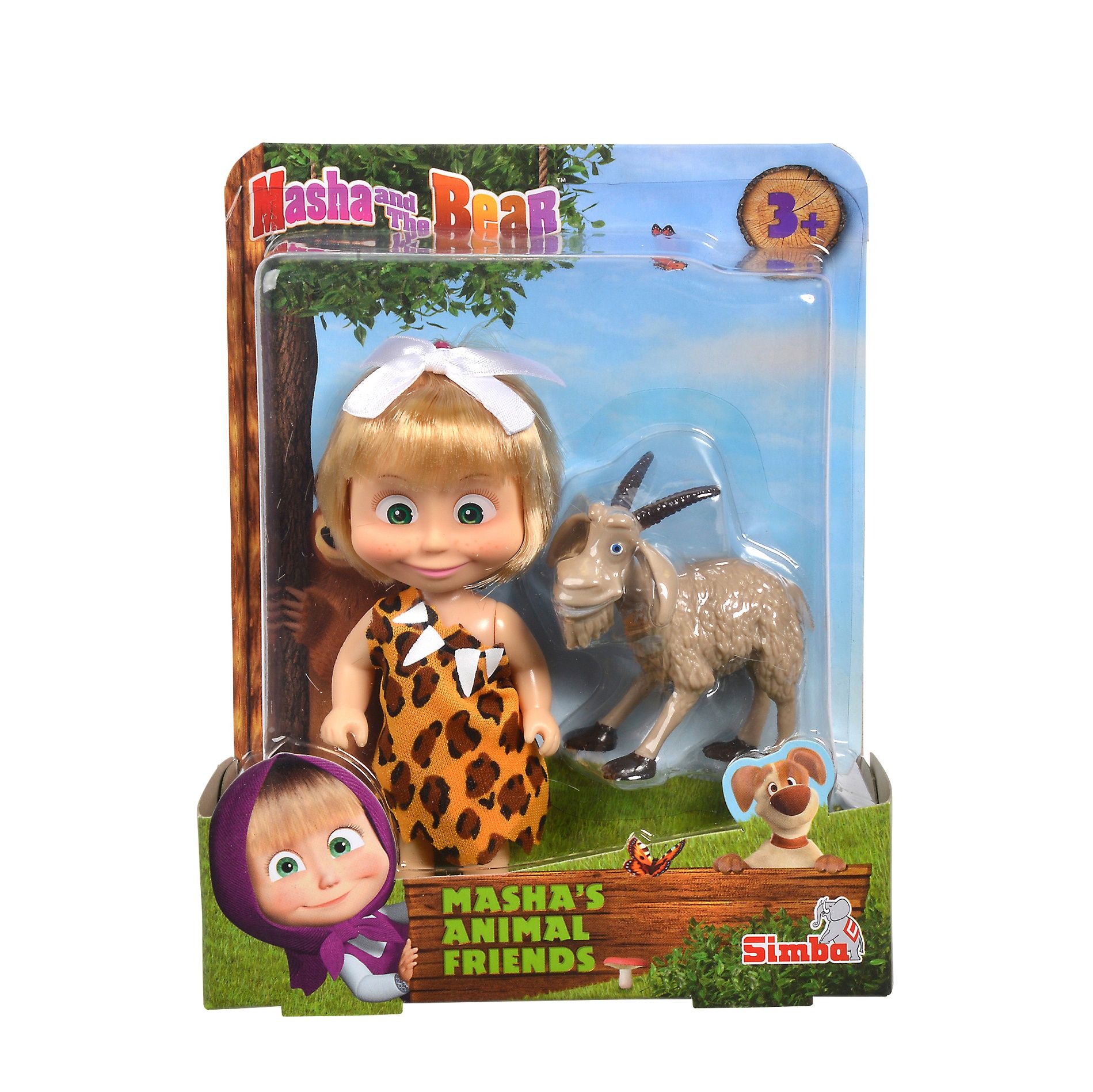 109301057 Đồ Chơi Búp Bê MASHA AND THE BEAR Masha's Animal Friends