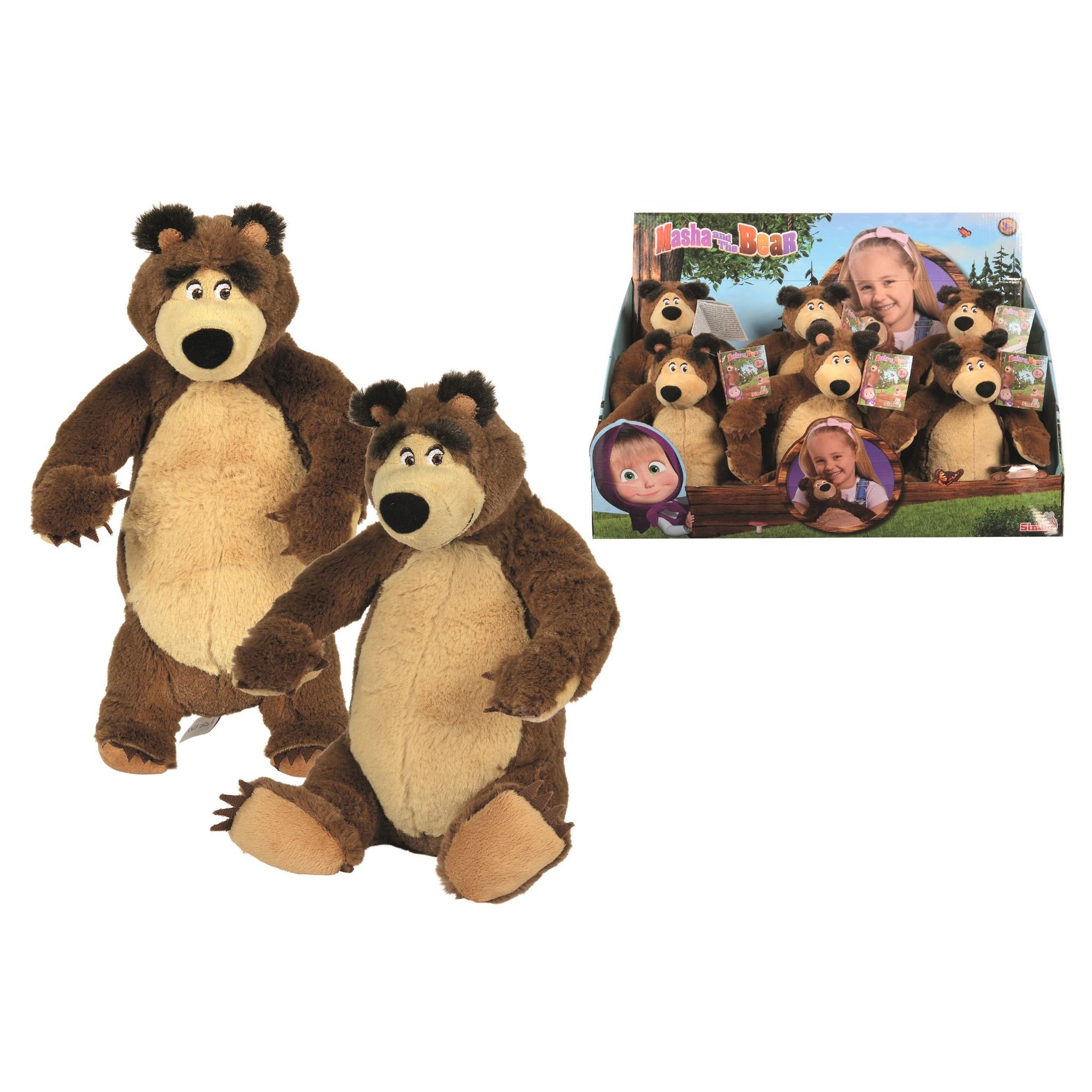 109301071 Đồ Chơi Gấu MASHA AND THE BEAR Masha Plush Bear