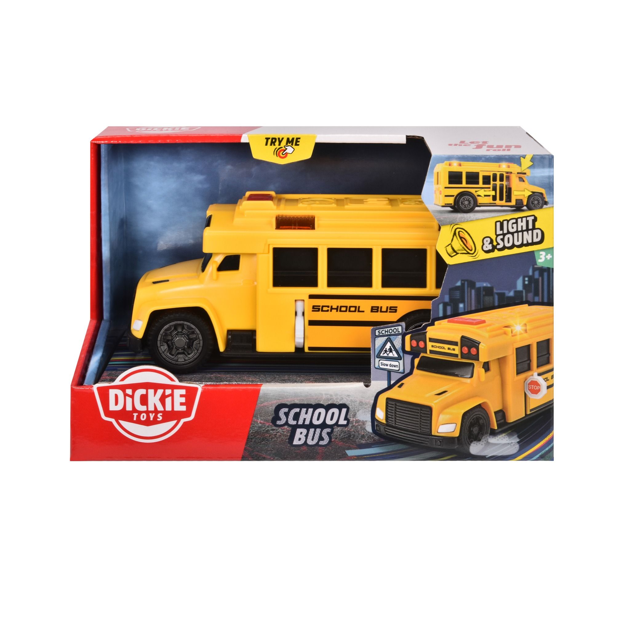 203302017EFS Đồ Chơi Xe Buýt Trường Học DICKIE TOYS School Bus