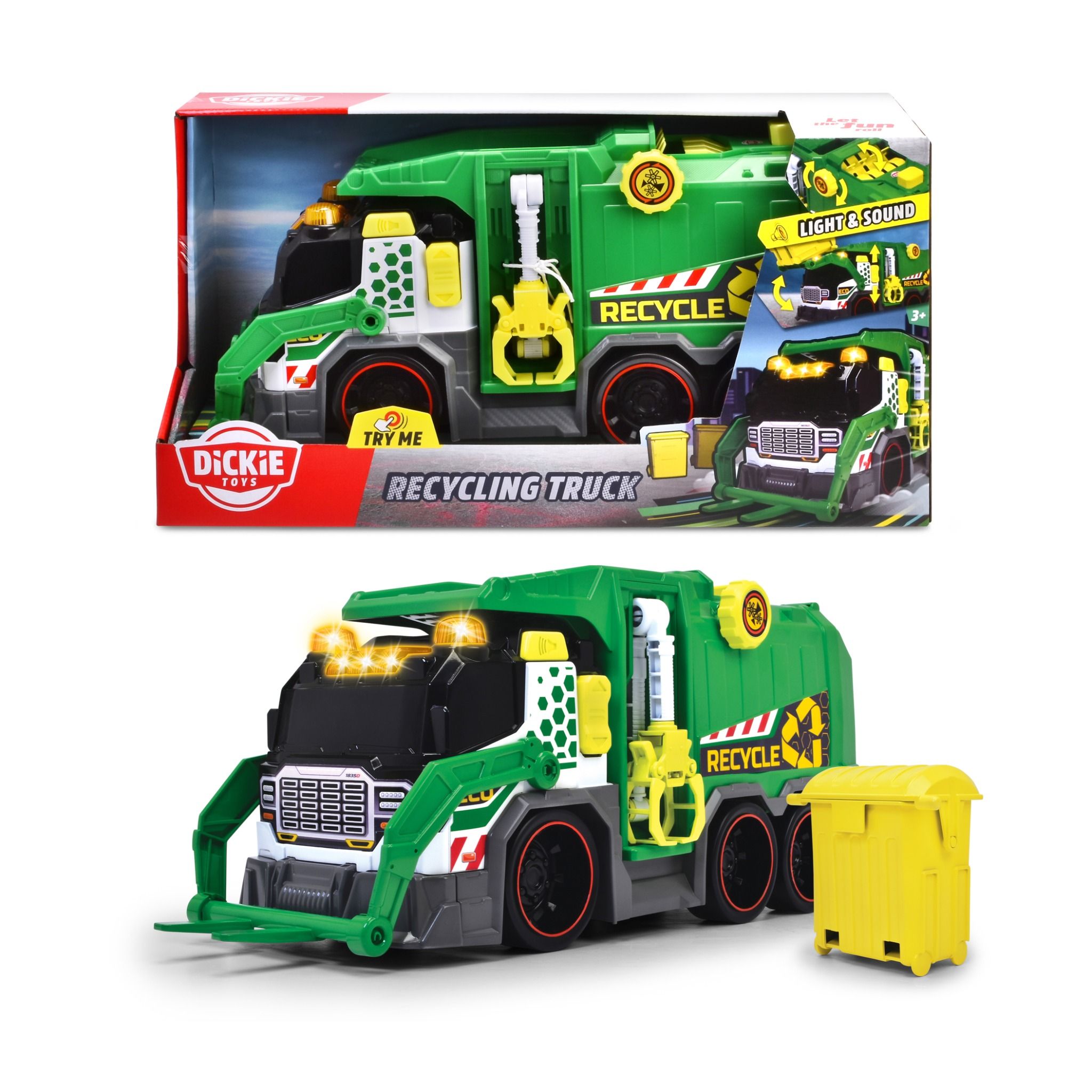 203307001 Đồ Chơi Xe Rác DICKIE TOYS Recycling Truck