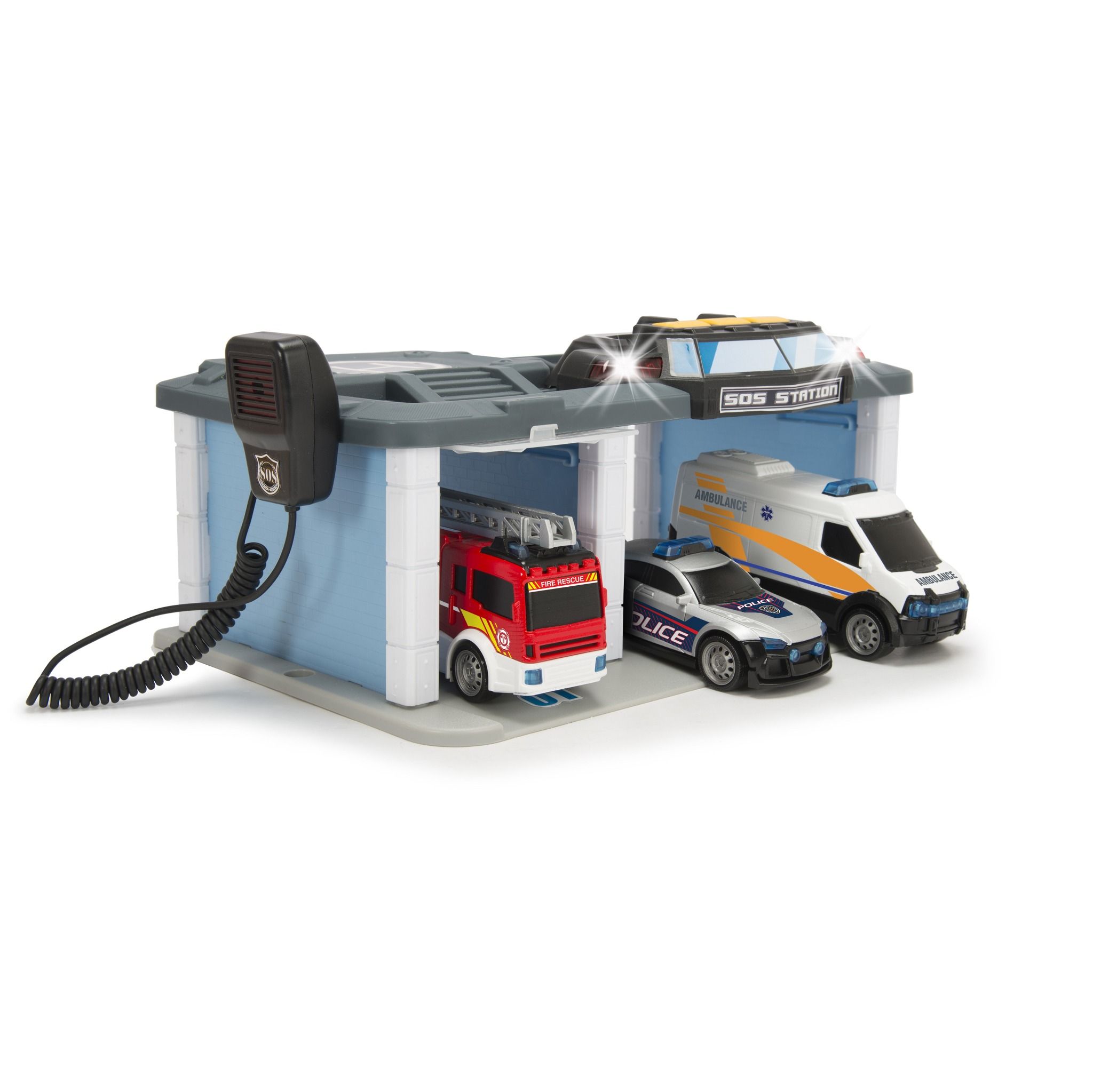 203716015038 Trạm Cứu Hộ Kèm Bộ Đàm DICKIE TOYS Rescue Center