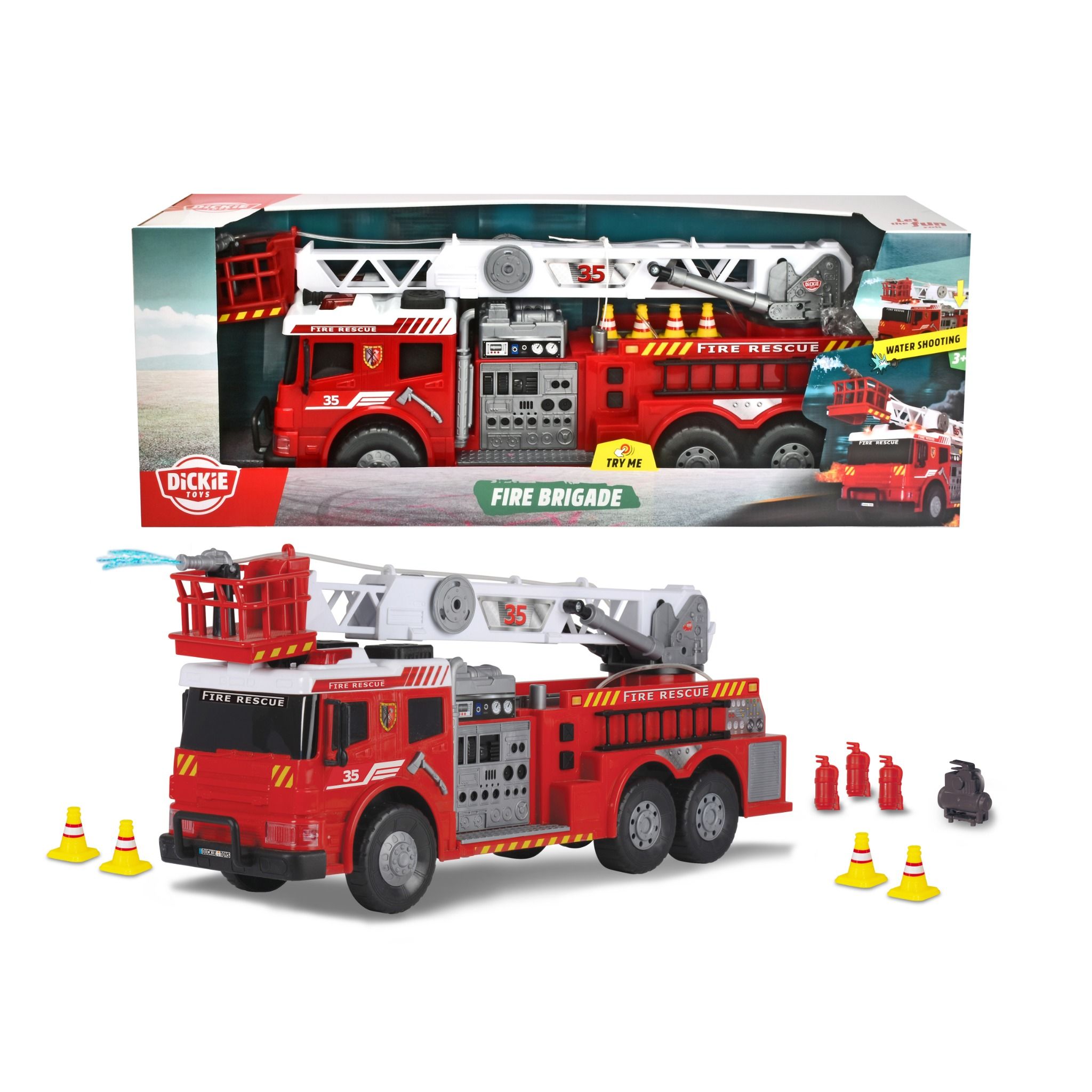 203719015038 Đồ Chơi Xe Cứu Hỏa DICKIE TOYS Fire Brigade