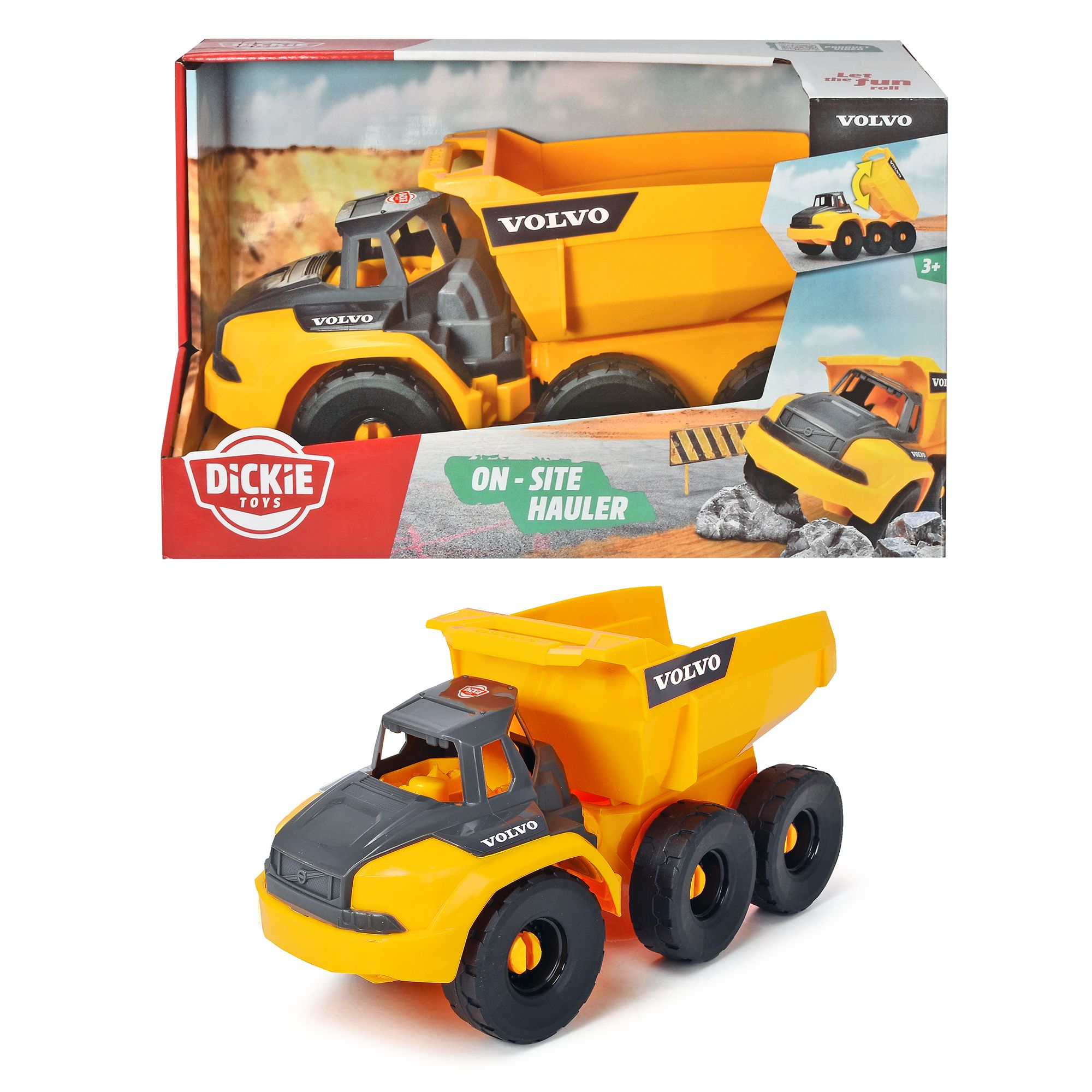 203724001 Đồ Chơi Xe Xây Dựng DICKIE TOYS Volvo On-site Hauler