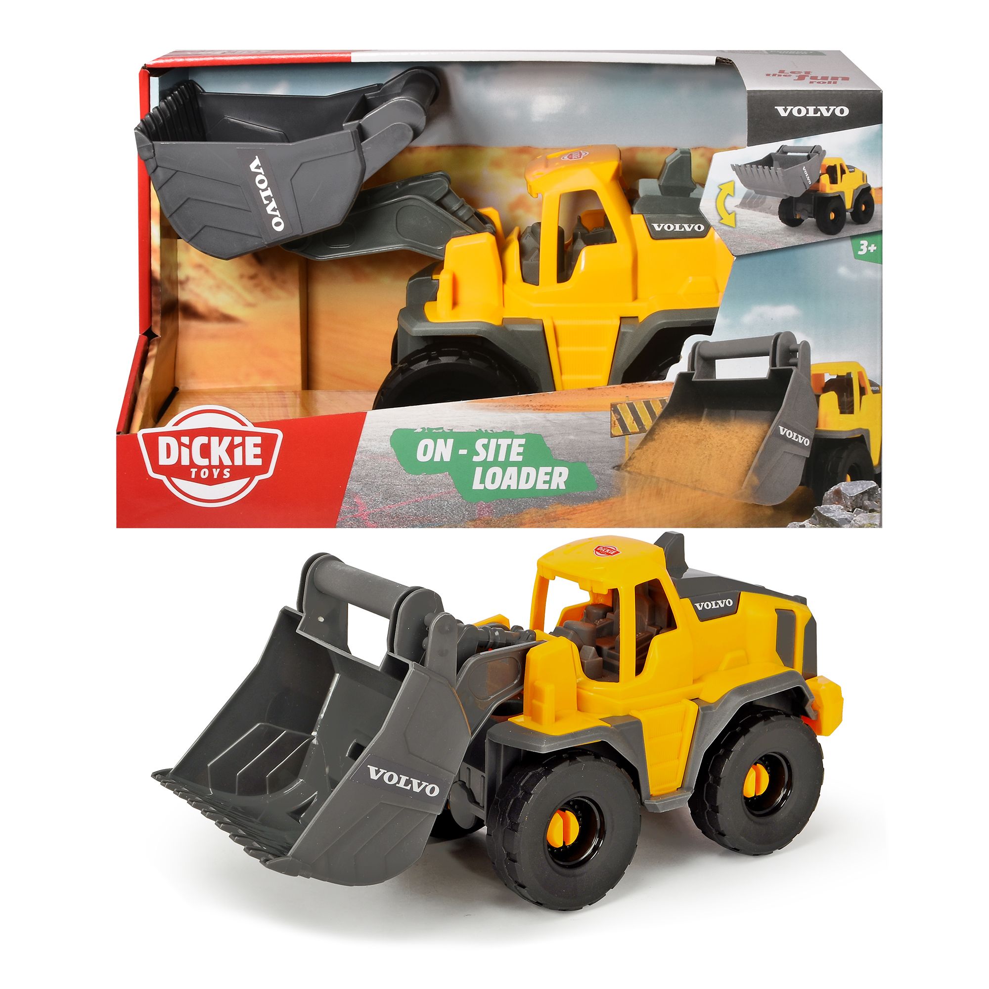 203724002 Đồ Chơi Xe Xây Dựng DICKIE TOYS Volvo On-site Loader