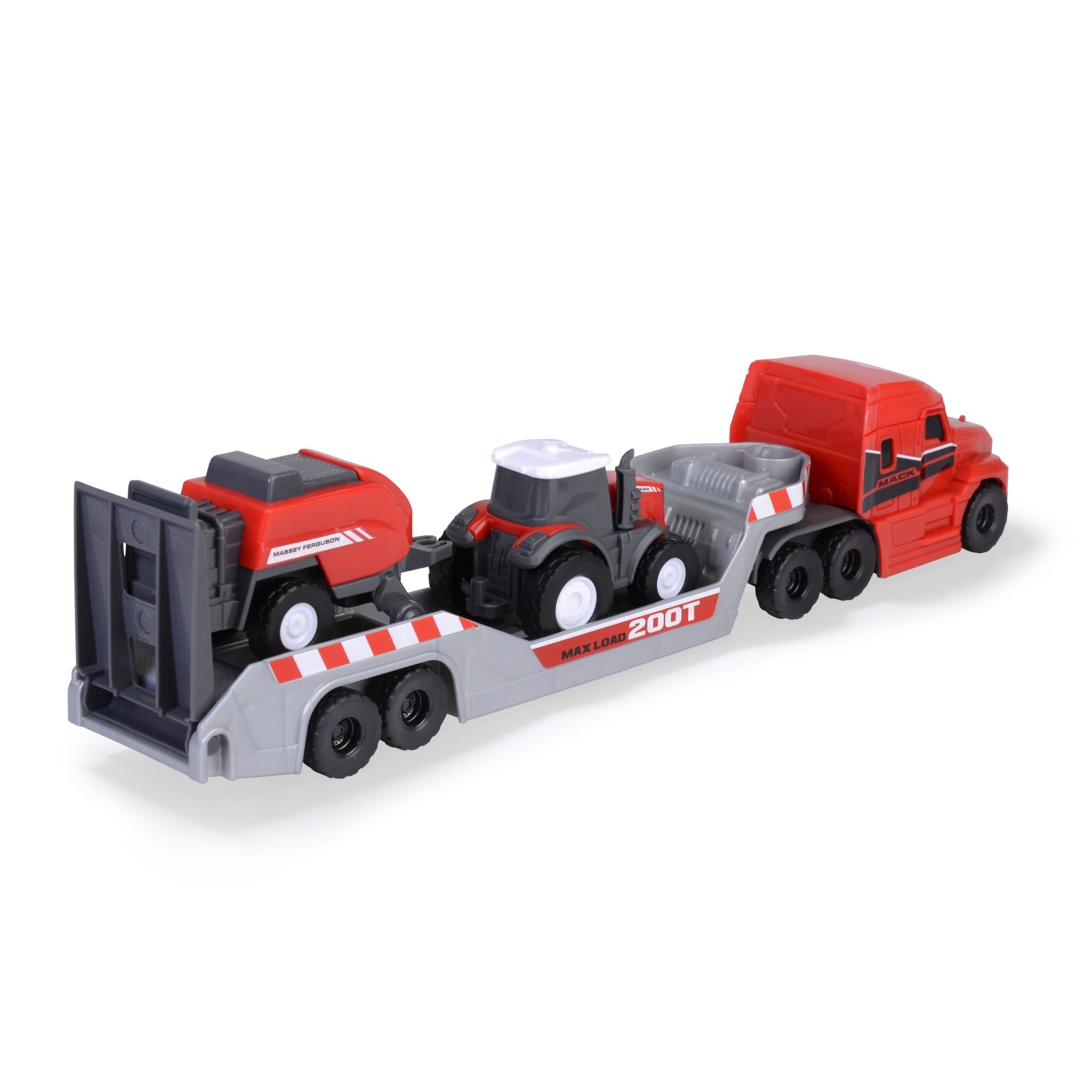 203735004 Bộ Đồ Chơi Xe Tải Nông Trại DICKIE TOYS Massey Ferguson Micro Farm Truck
