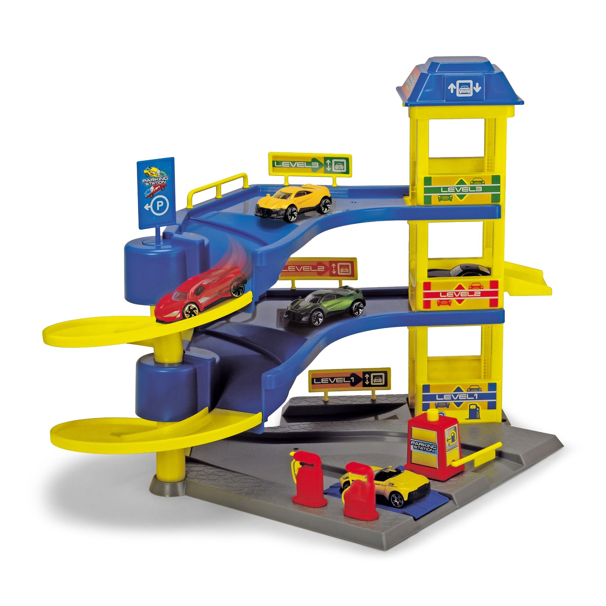 203748000 Bộ Đồ Chơi Bãi Đỗ Xe DICKIE TOYS Parking Station