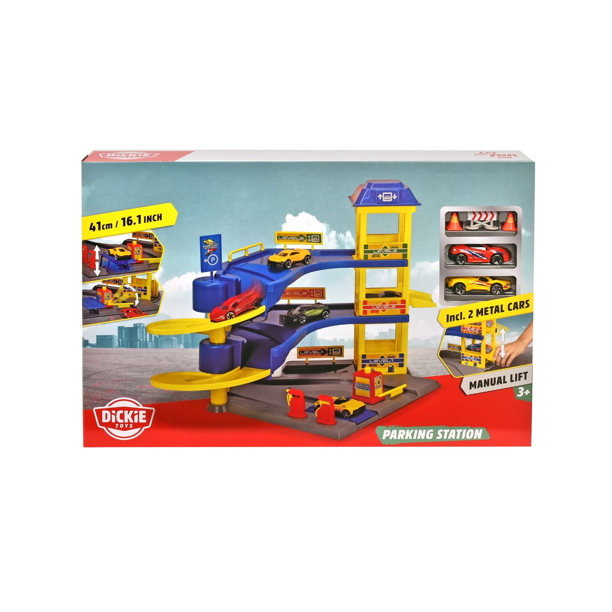 203748000 Bộ Đồ Chơi Bãi Đỗ Xe DICKIE TOYS Parking Station
