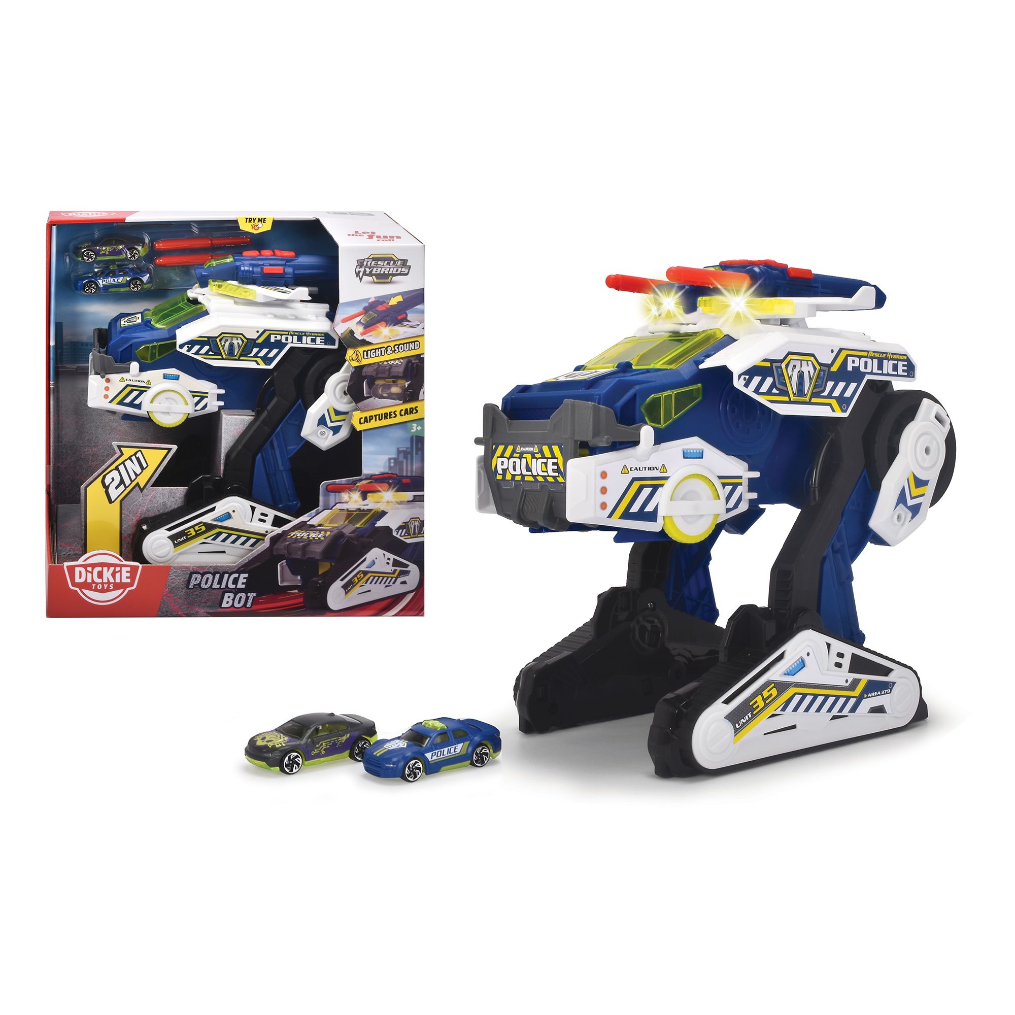 203794001 Đồ Chơi Trạm Cảnh Sát DICKIE TOYS Police Bot