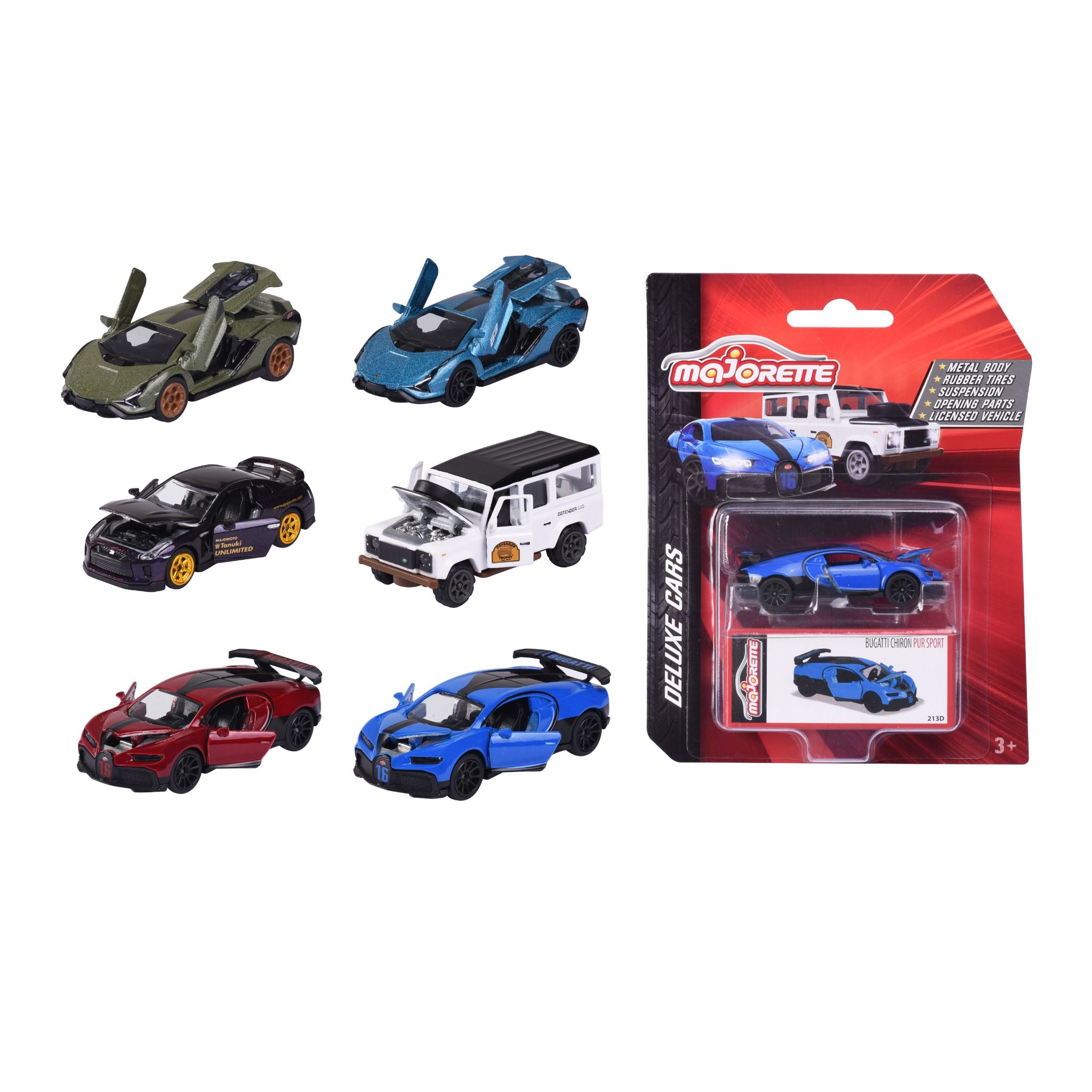 212053152 Xe Mô Hình Cao Cấp MAJORETTE Deluxe Cars