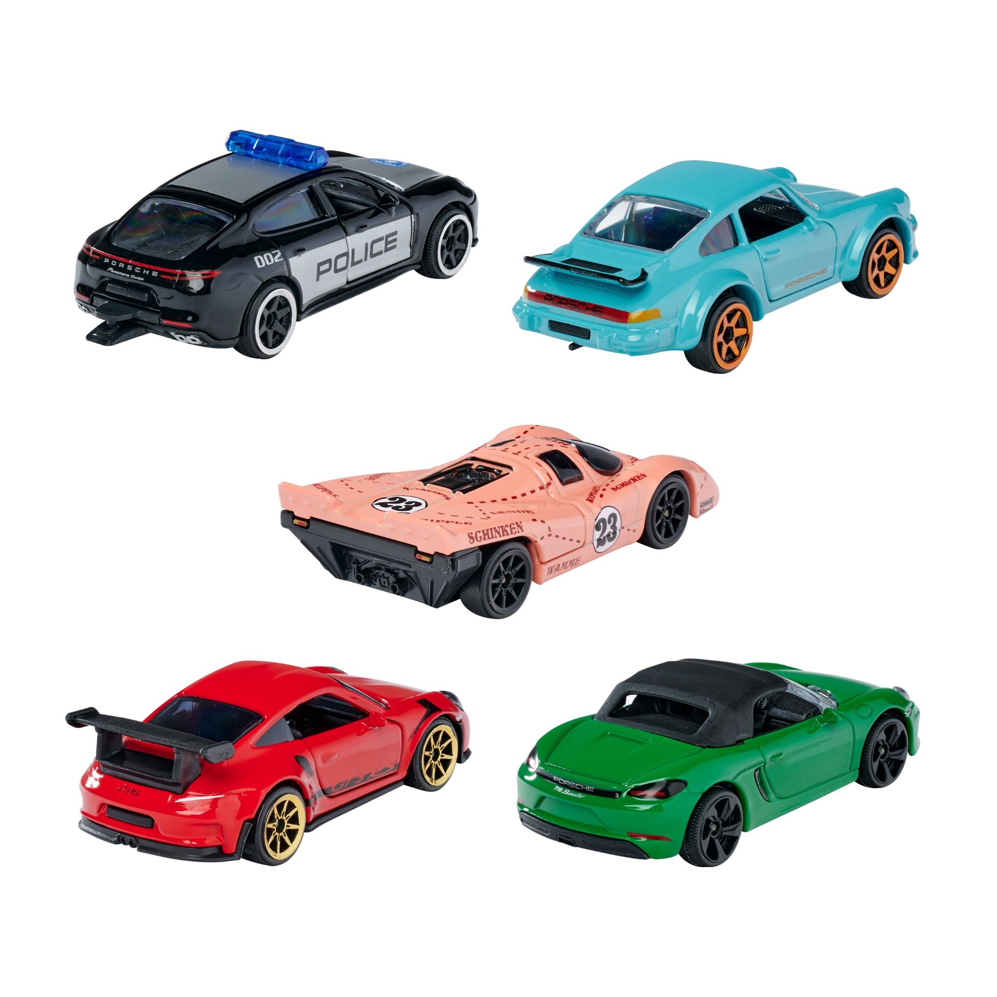 212053171 Bộ 5 Xe Mô Hình MAJORETTE Porsche 5 Pieces Giftpack