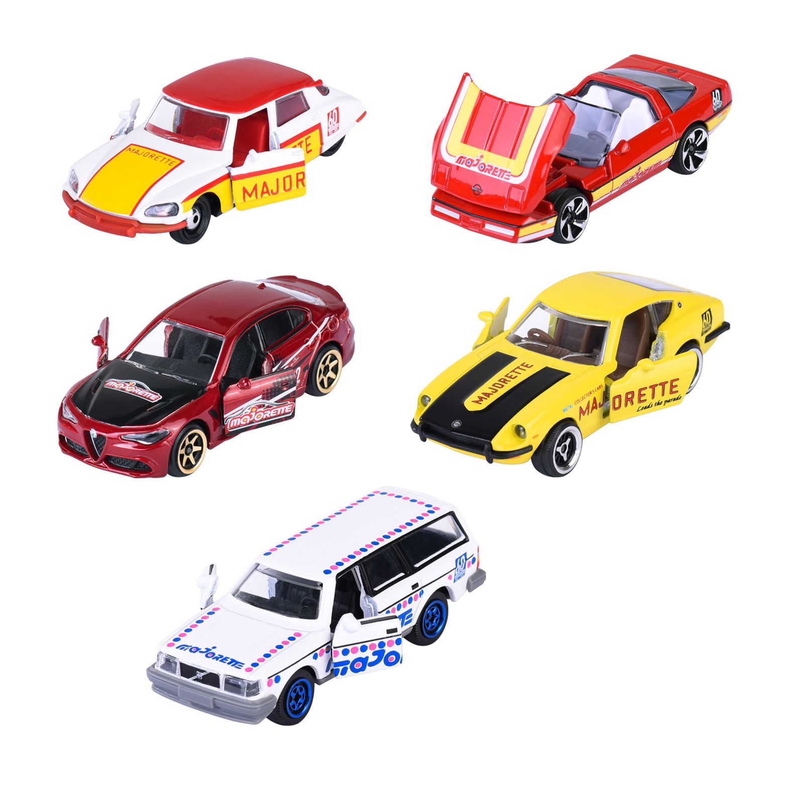 212054101 Bộ 5 Xe Mô Hình MAJORETTE Anniversary Edition 5 Pieces Giftpack