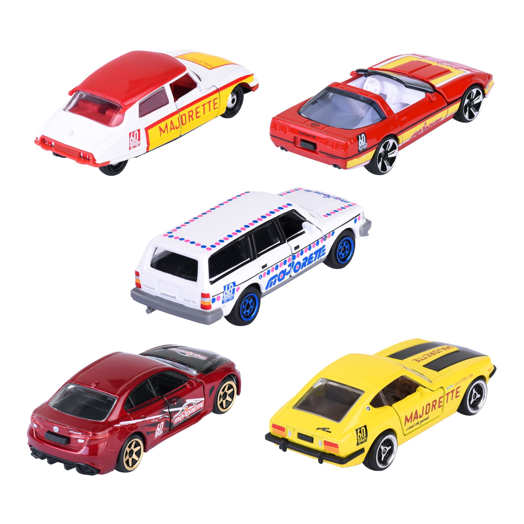 212054101 Bộ 5 Xe Mô Hình MAJORETTE Anniversary Edition 5 Pieces Giftpack