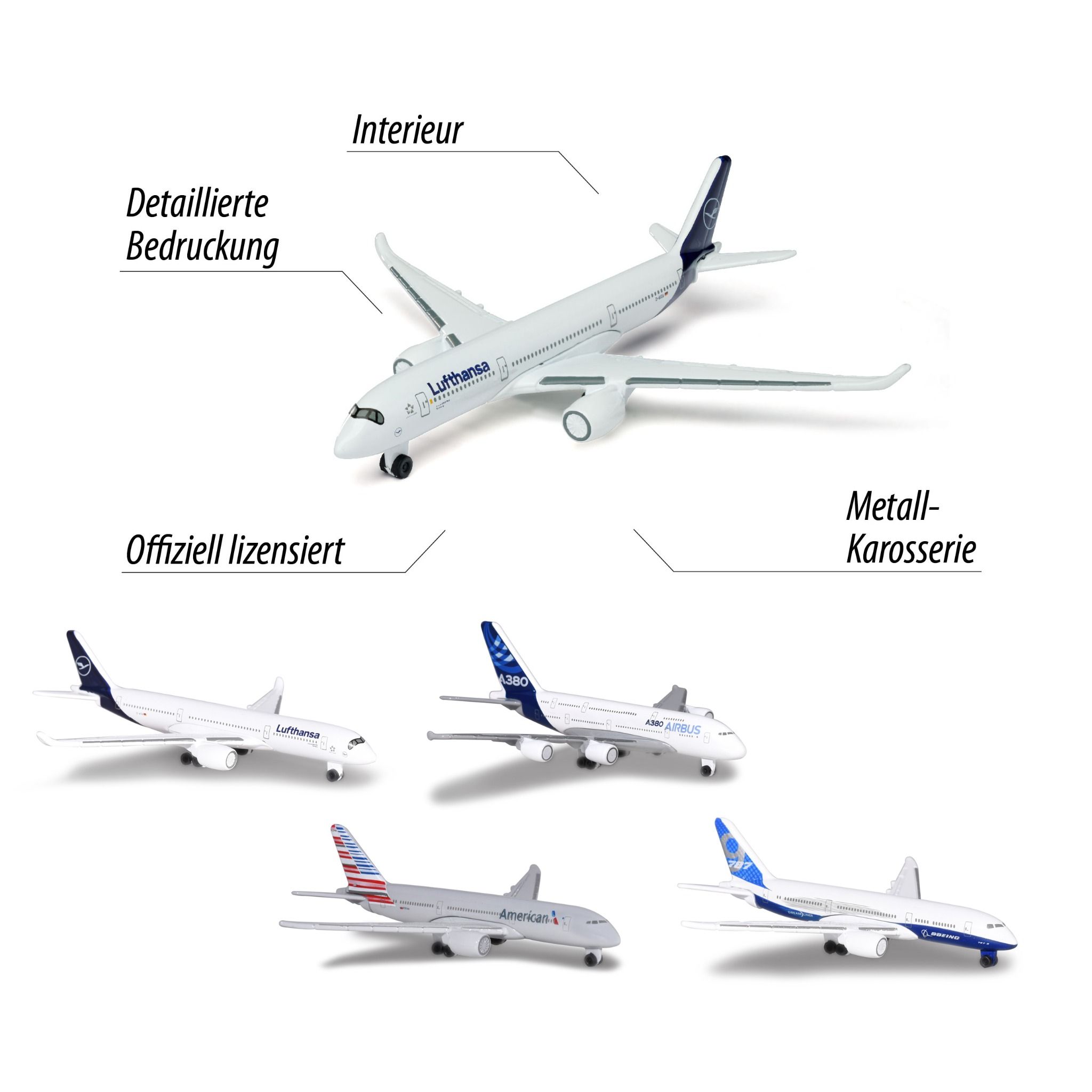 212057980 Máy Bay Mô Hình MAJORETTE Airplanes