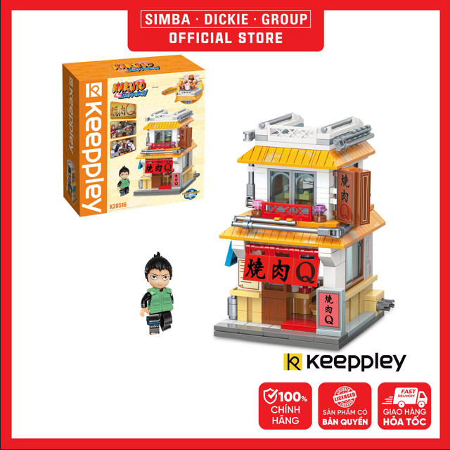 Đồ Chơi Lắp Ráp KEEPPLEY Naruto Barbeque Cabin Q K20516