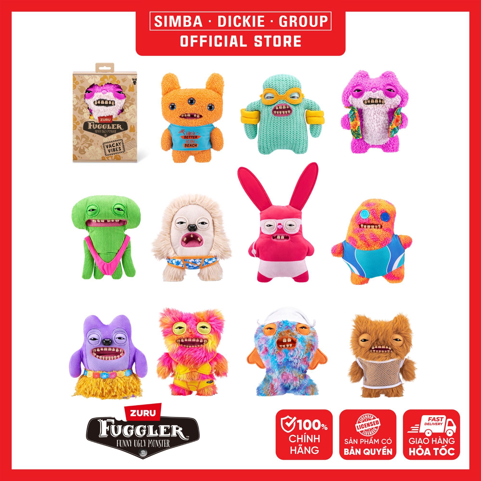 Đồ Chơi Sưu Tầm ZURU TOYS Fuggler Vacay Vibes 9
