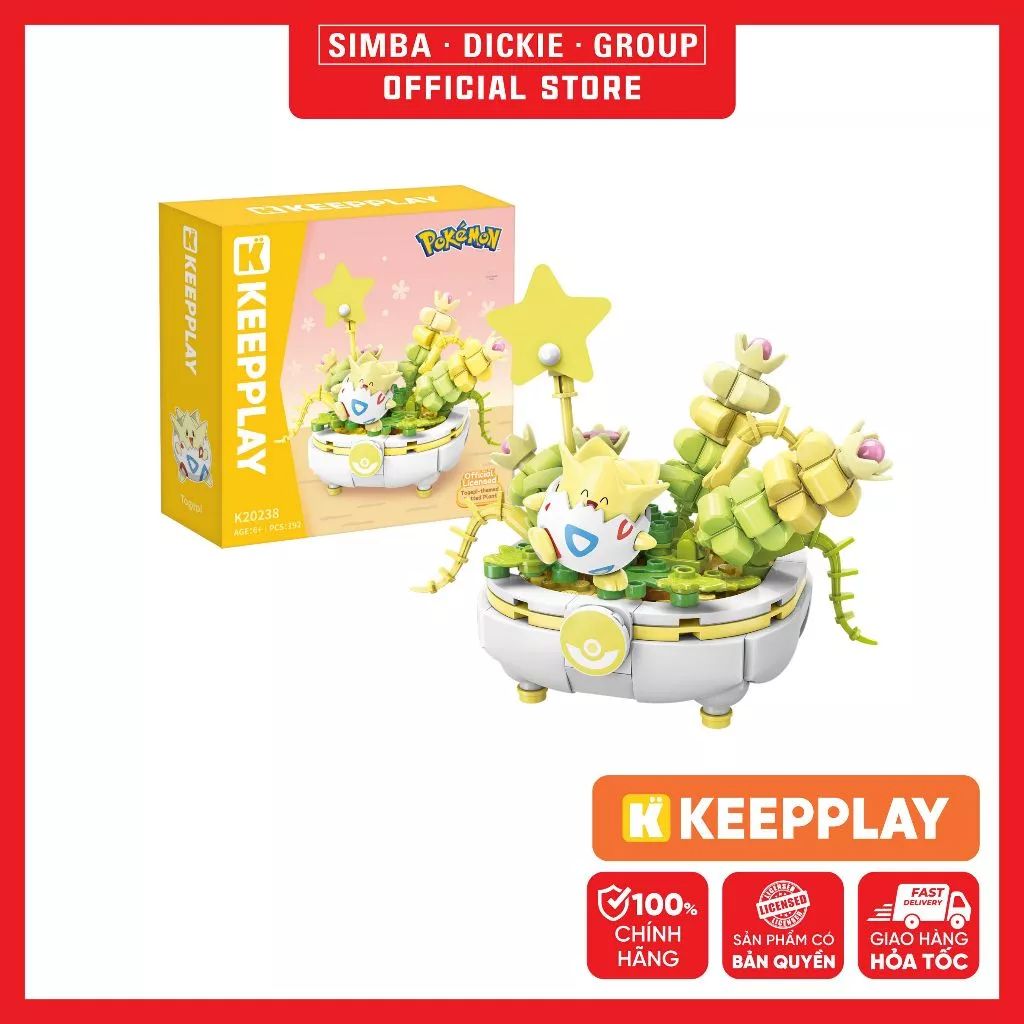 Đồ Chơi Lắp Ráp KEEPPLAY Pokemon Bonsai Series
TOGEPI K20238 Building Block - Simba Toys Vietnam