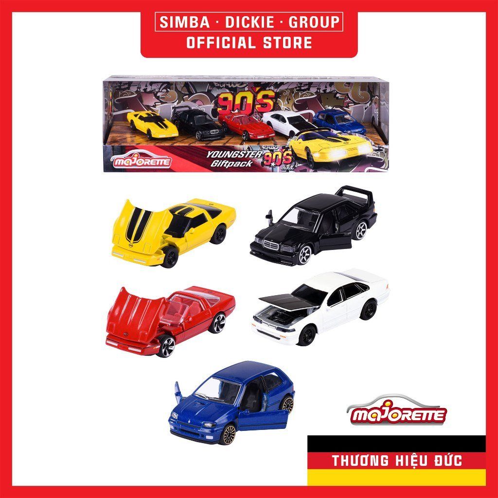 Bộ 5 Xe Mô Hình MAJORETTE Youngster 5 Pieces Giftpack 212052021