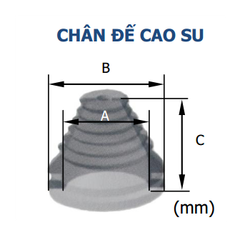 Chân đế cao su