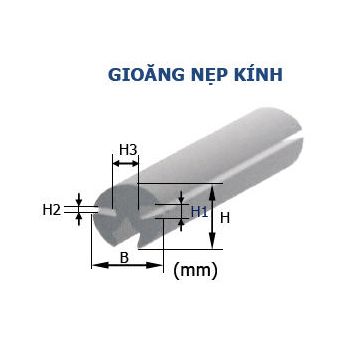 Gioăng nẹp kính